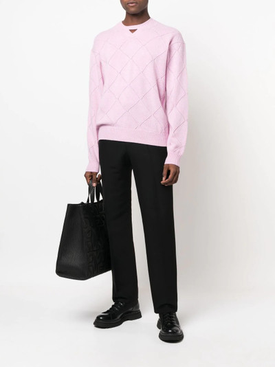 Neil Barrett diamond-pattern jumper outlook