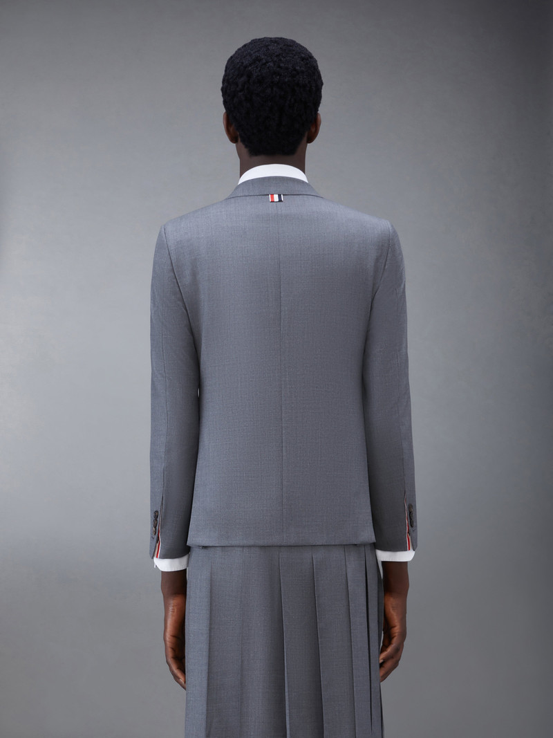 Thom Browne Medium Grey Super 120s Twill Classic Sport Coat outlook
