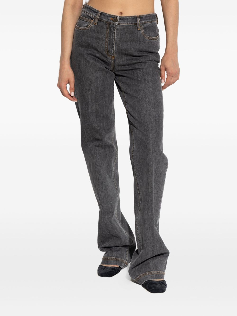 Pegaso-motif jeans - 3