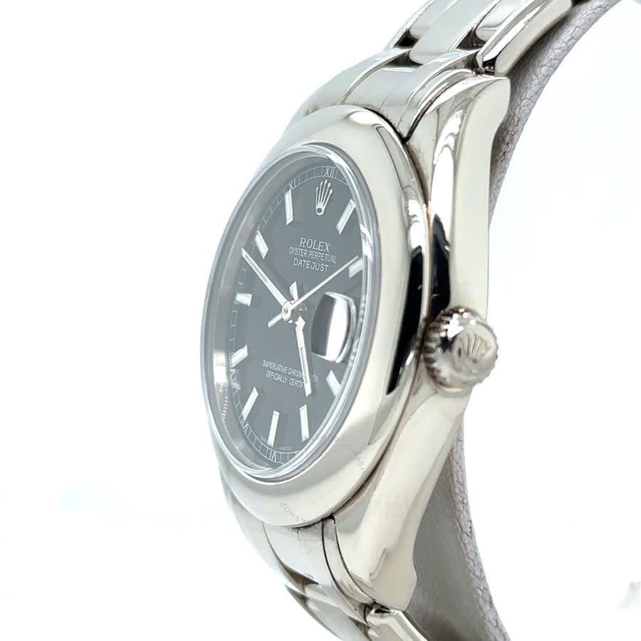 Pre-owned Rolex Lady Datejust Automatic Black Dial Ladies Watch 81209 BKSPM - 4