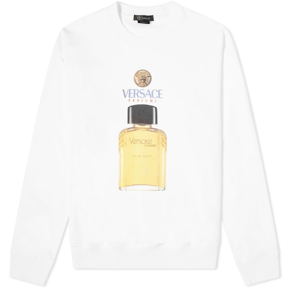 Versace Fragrance Bottle Crew Sweat - 1