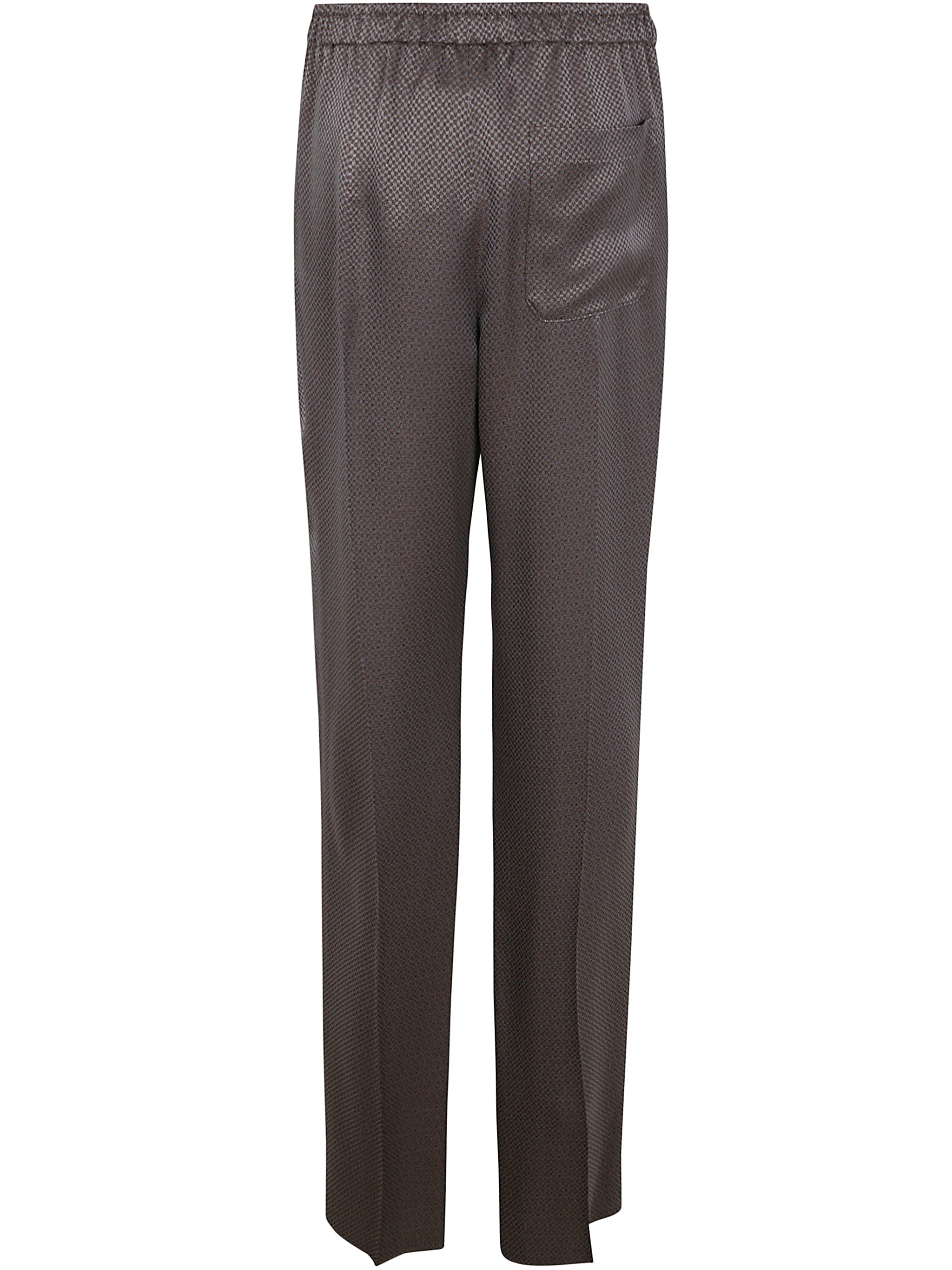 Giorgio Armani Women Pantalone Micro Jacquard Viscosa Cupro - 2