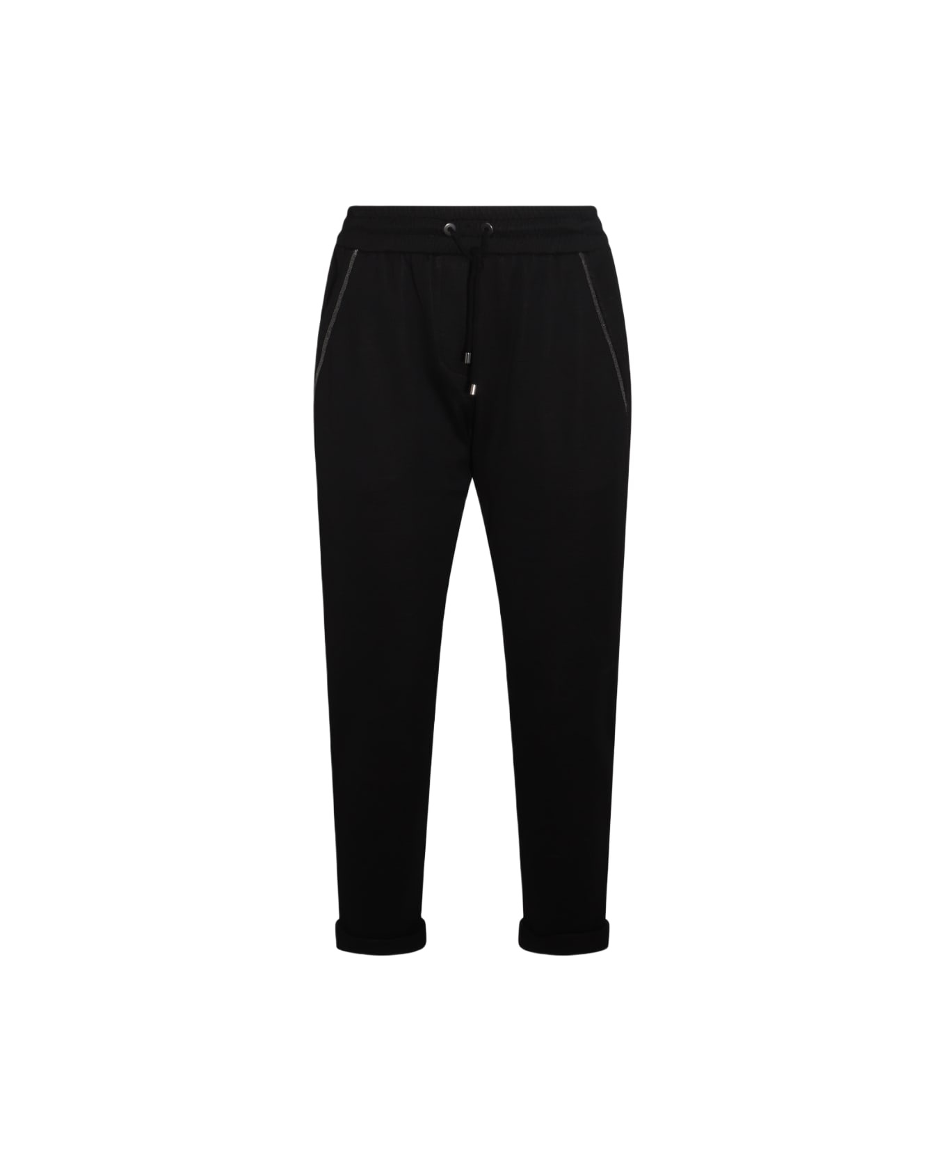 Black Cotton Pants - 1
