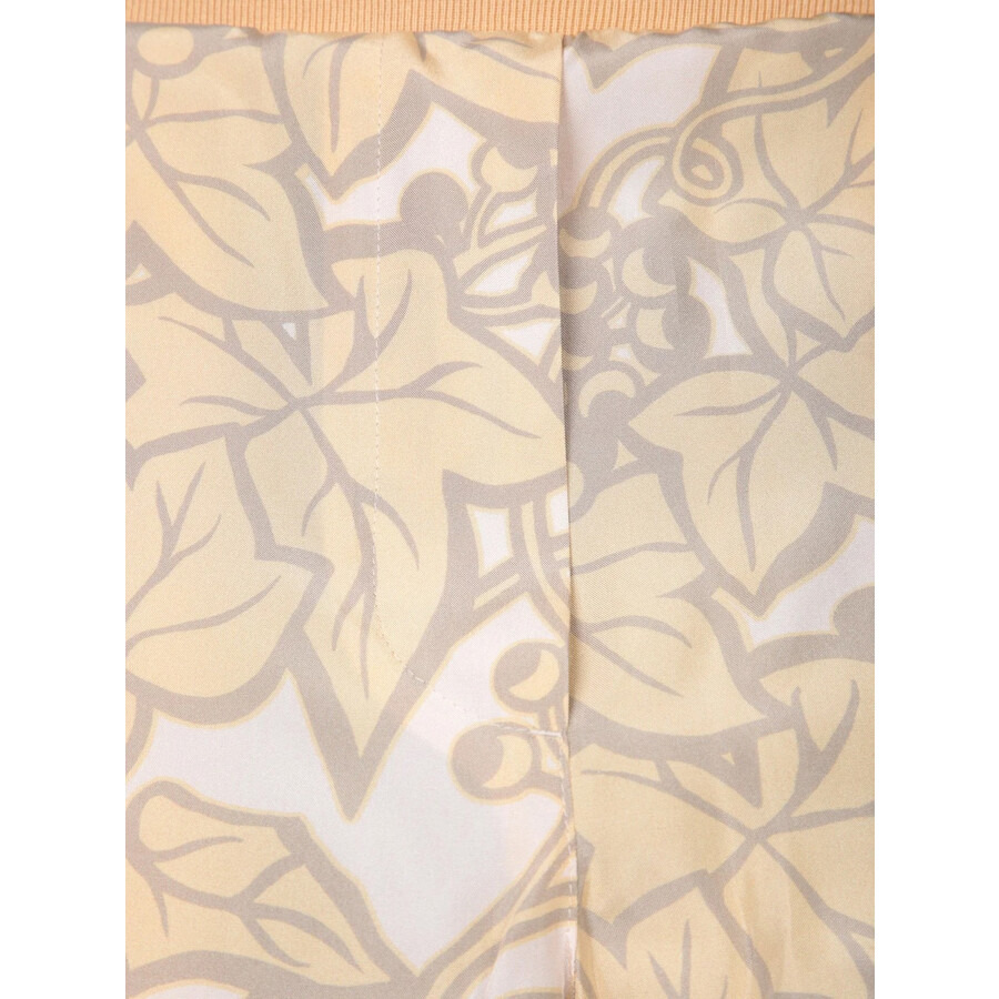 Burberry Botanical-Print Silk Shorts - 3