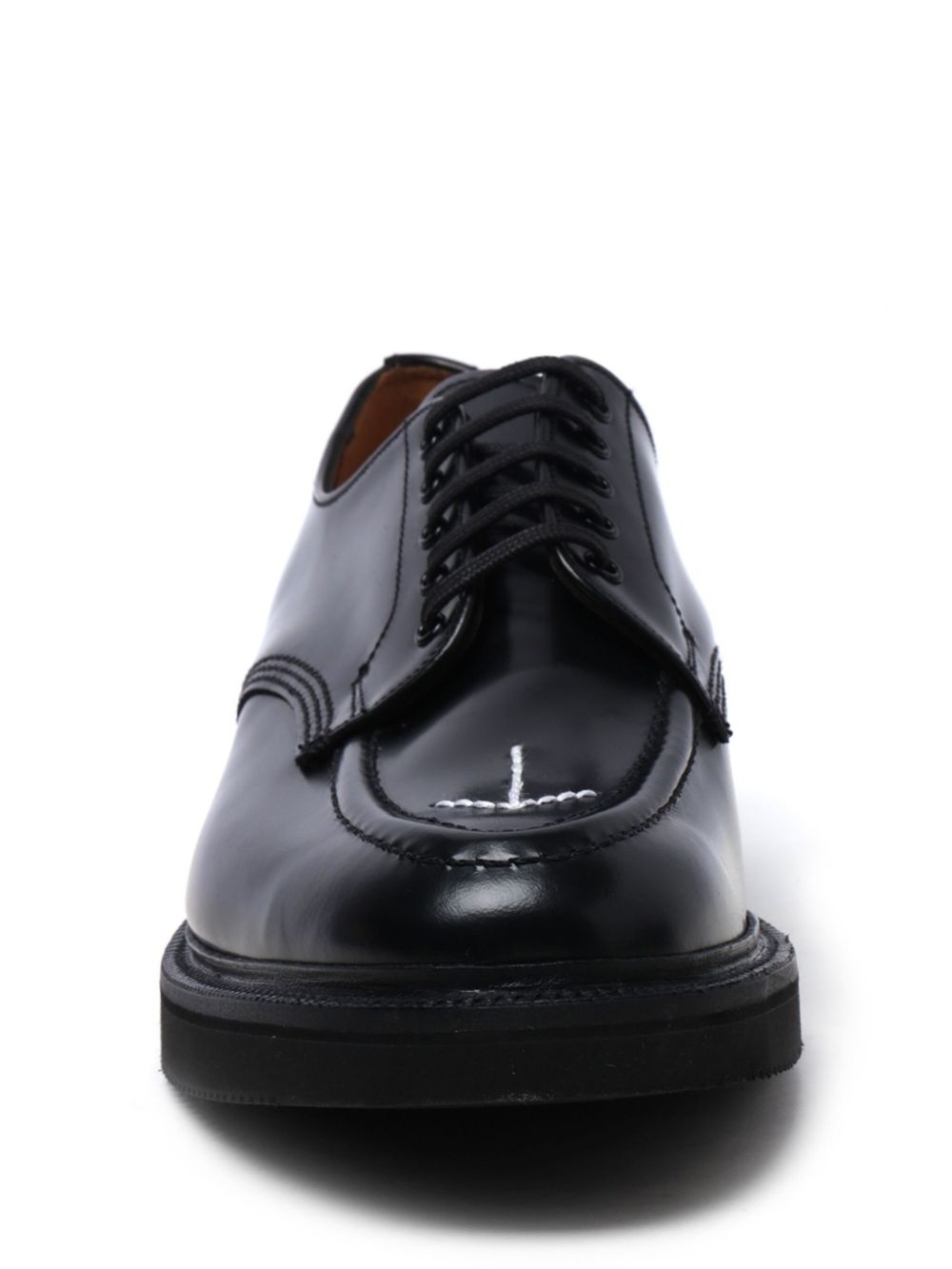leather derby shoes - 3