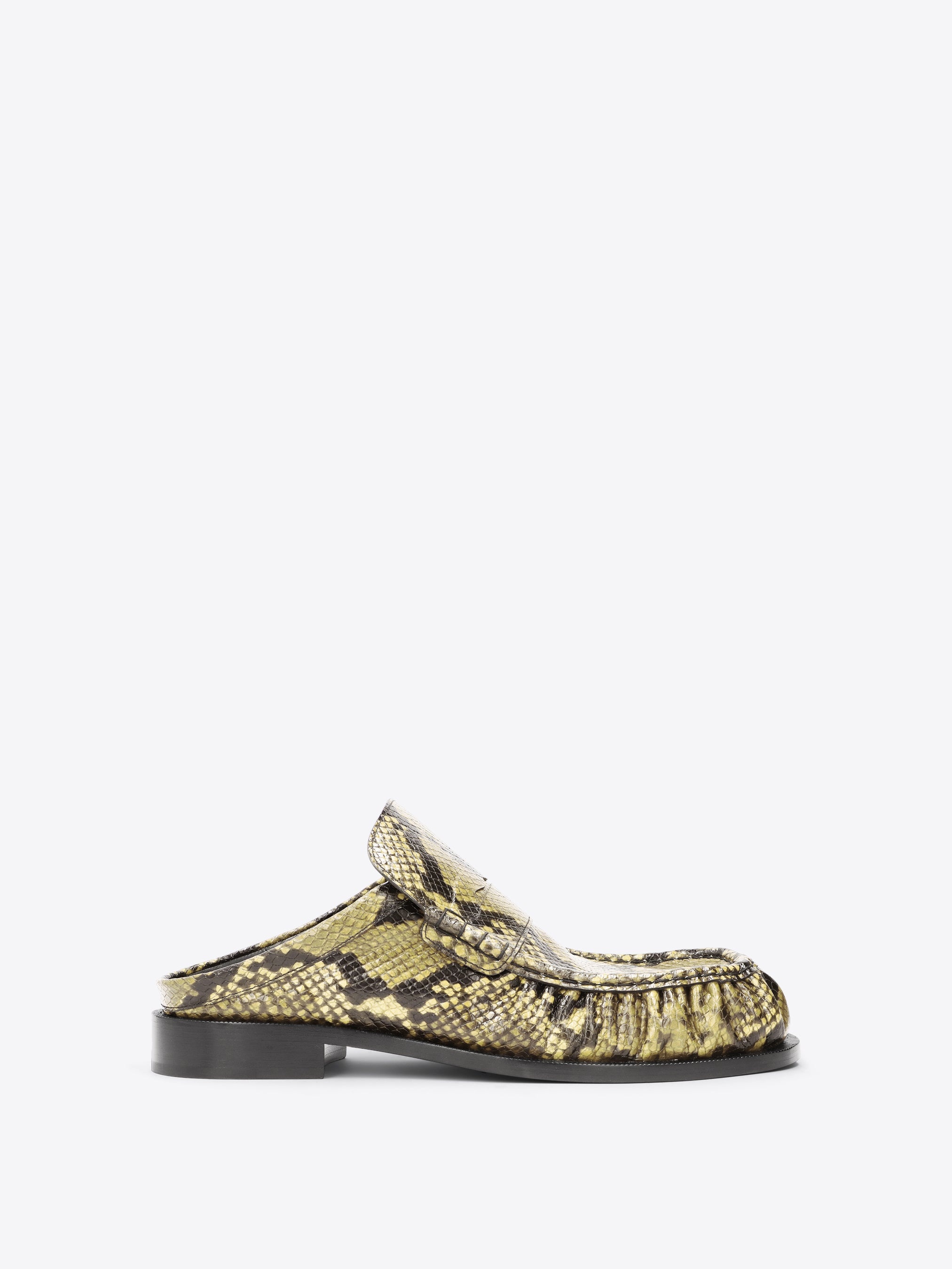 SNAKE PRINT LOAFERS - 2