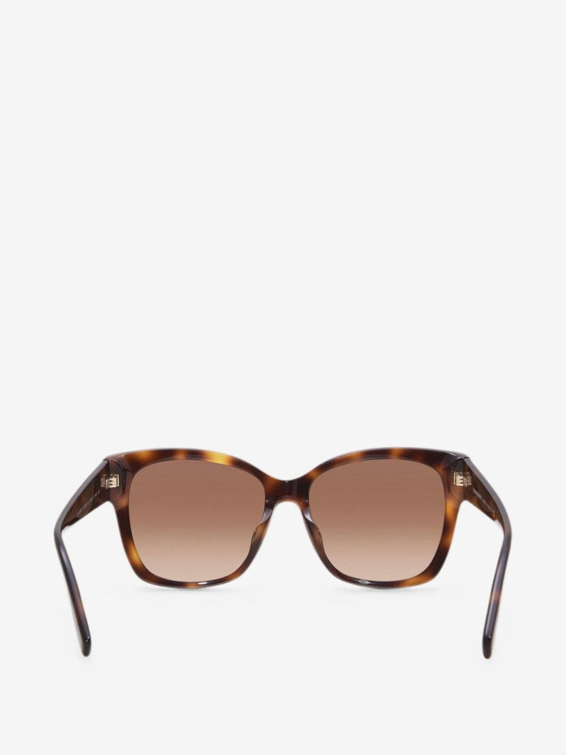 tortoiseshell-effect logo-plaque sunglasses 4