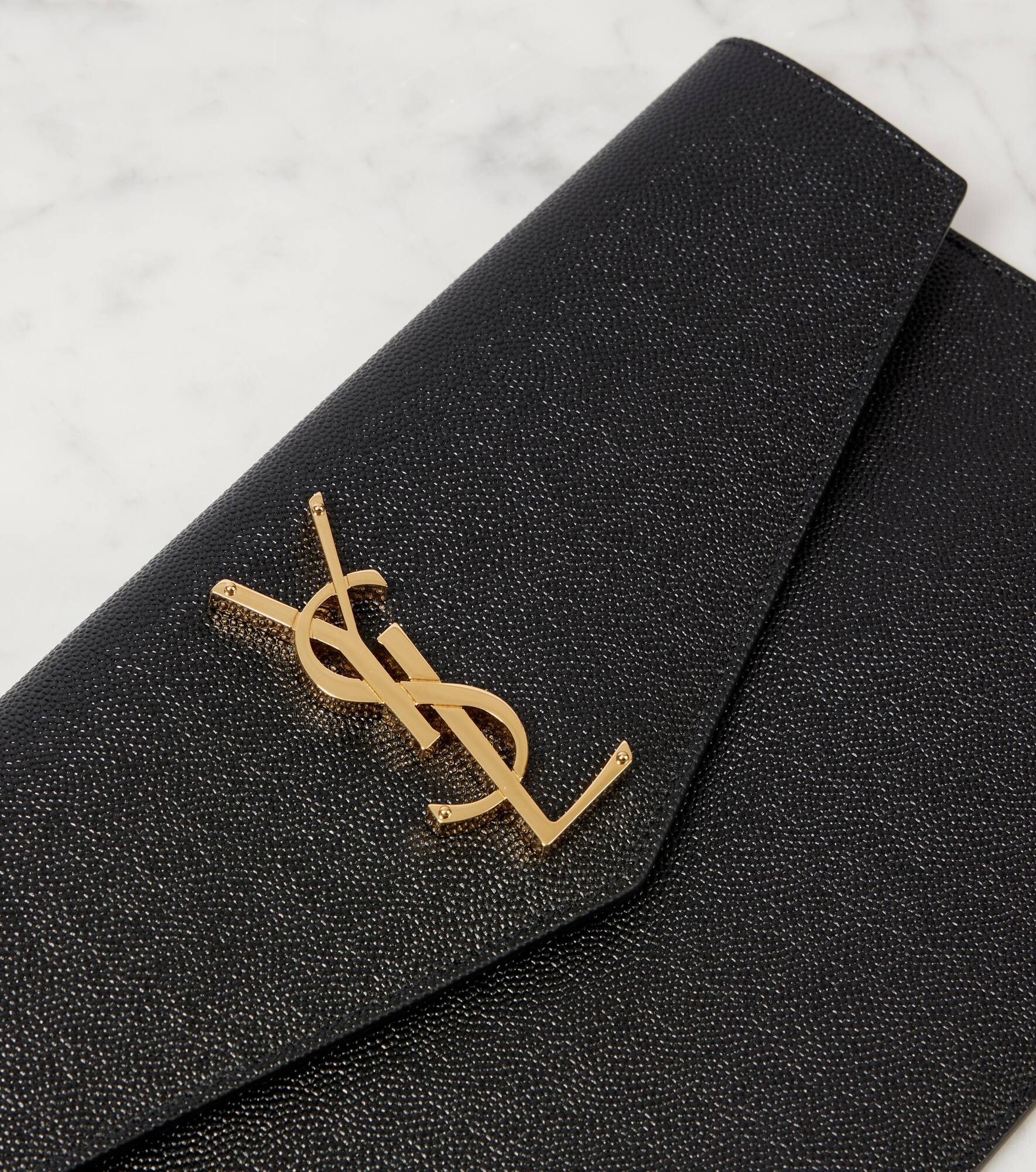 Uptown leather clutch - 6