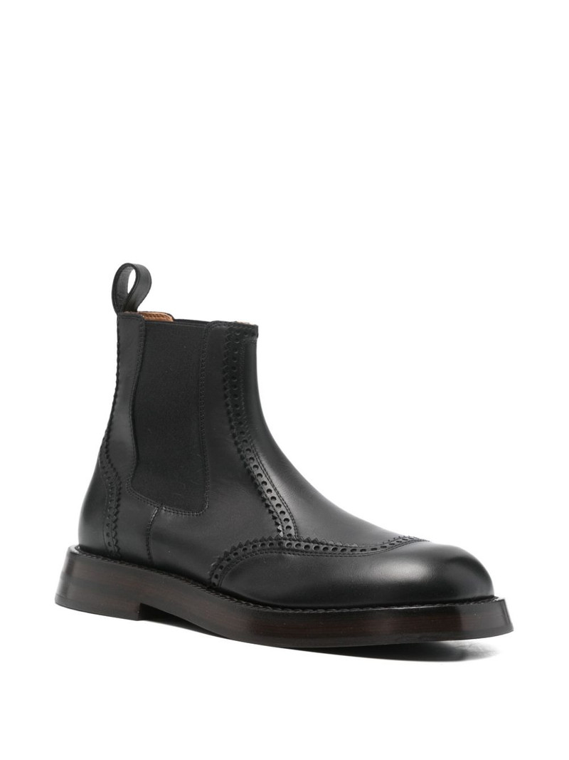 Alexander McQueen 30mm leather boots outlook