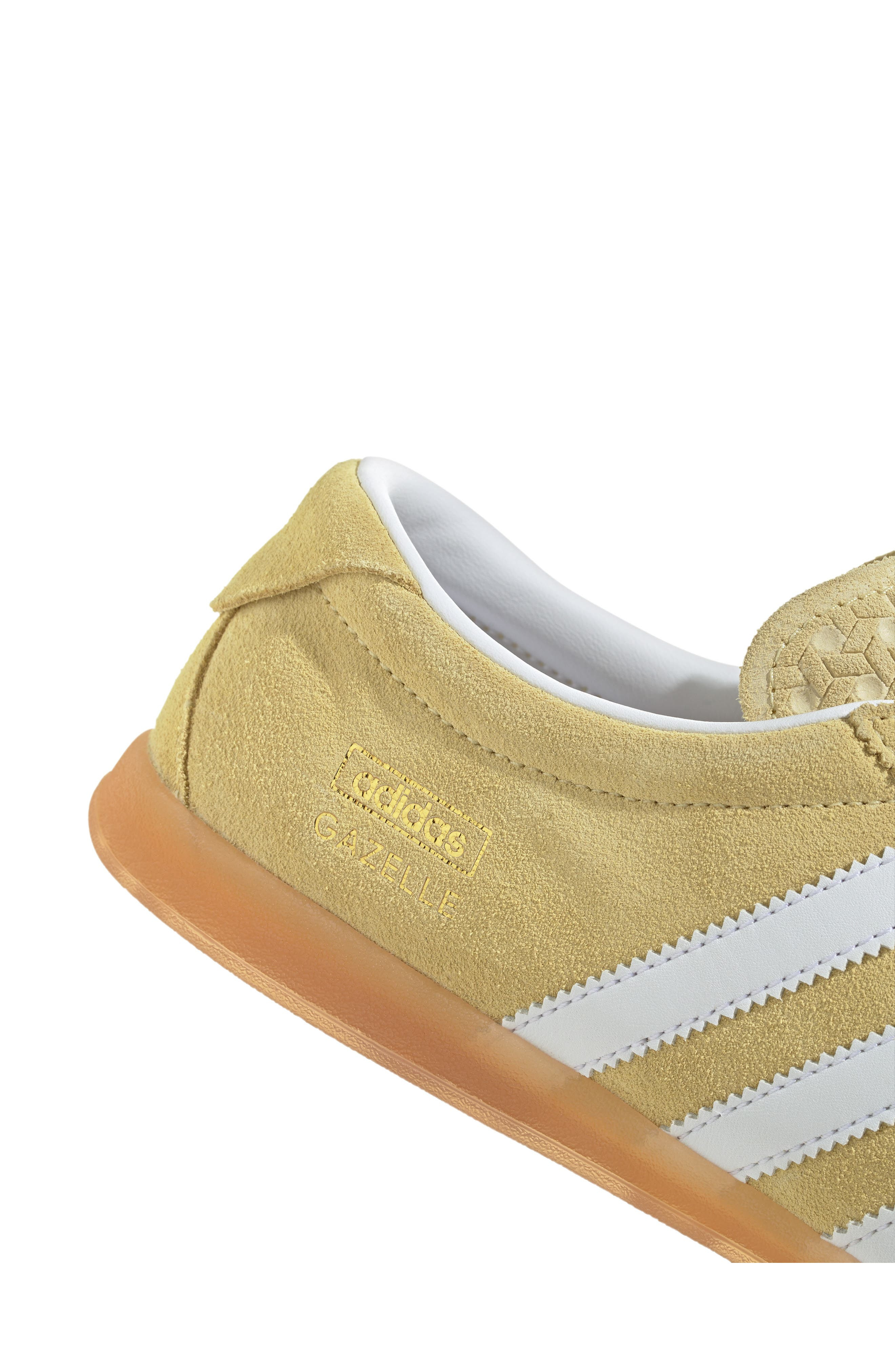 adidas Gazelle Lo Pro Sneaker in Almost Yellow/White/Gum at Nordstrom - 8