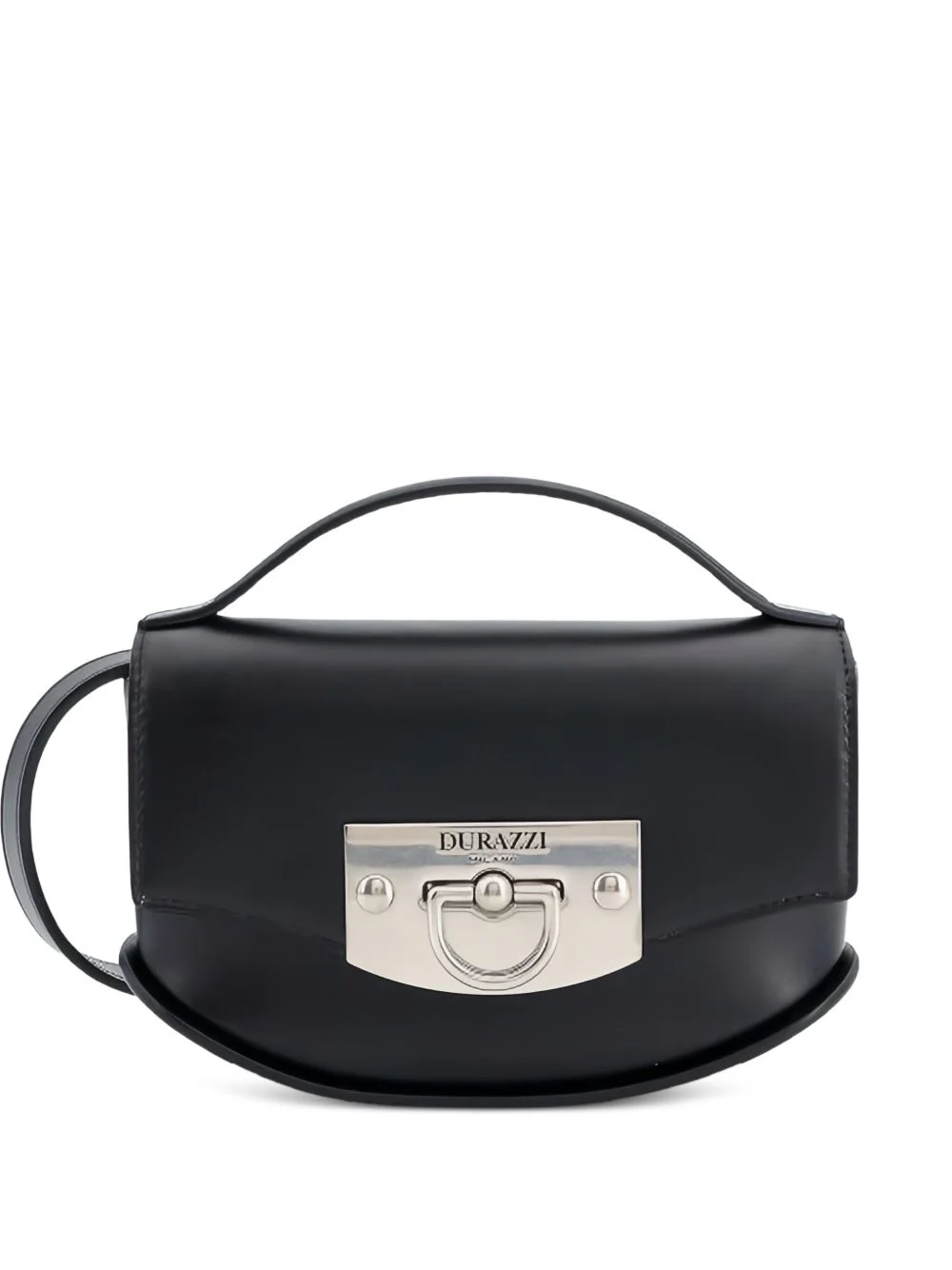 Swing engraved-logo leather tote bag - 1