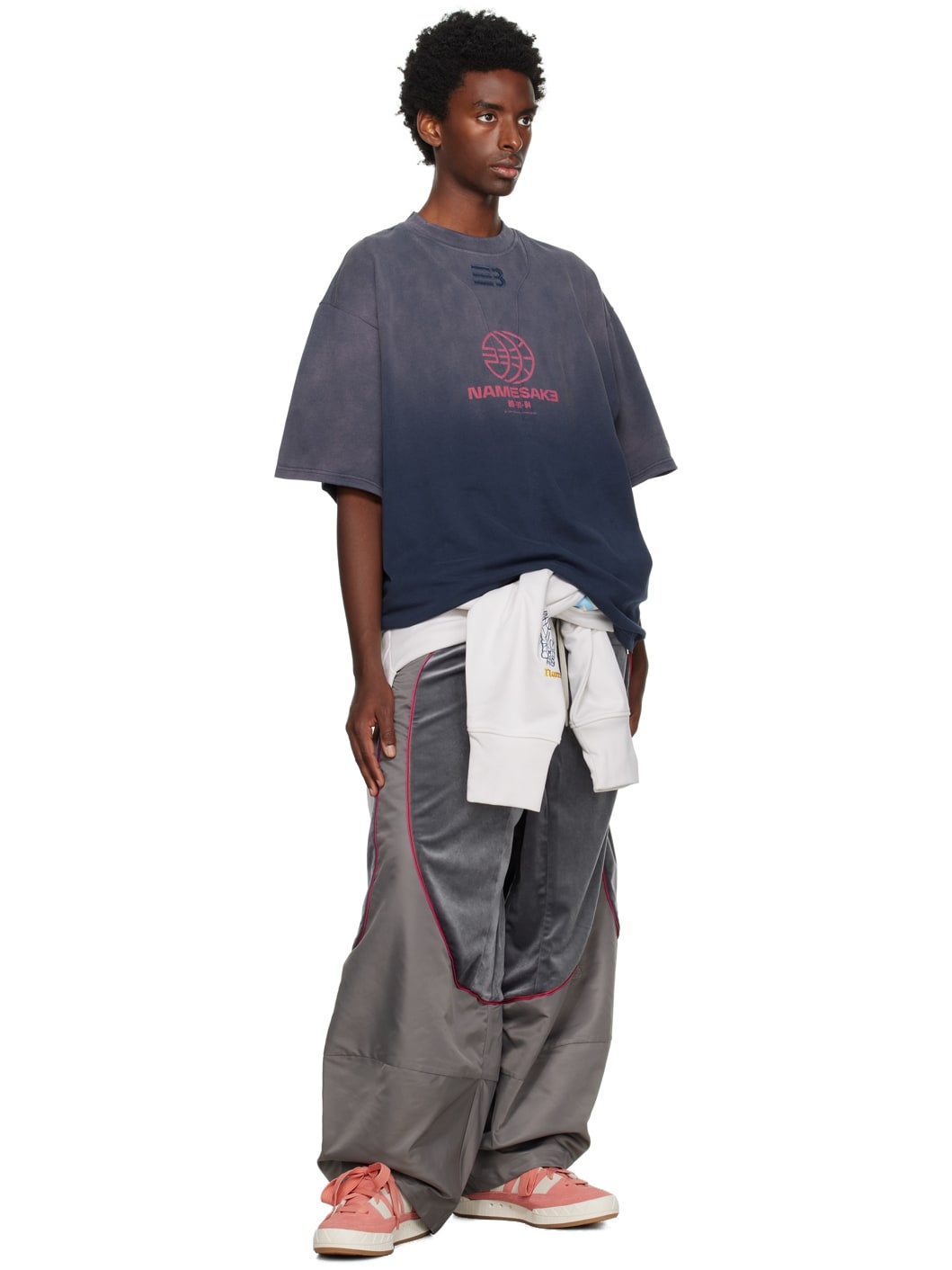 NAMESAKE Gray Eighth Track Pants | ssense | REVERSIBLE