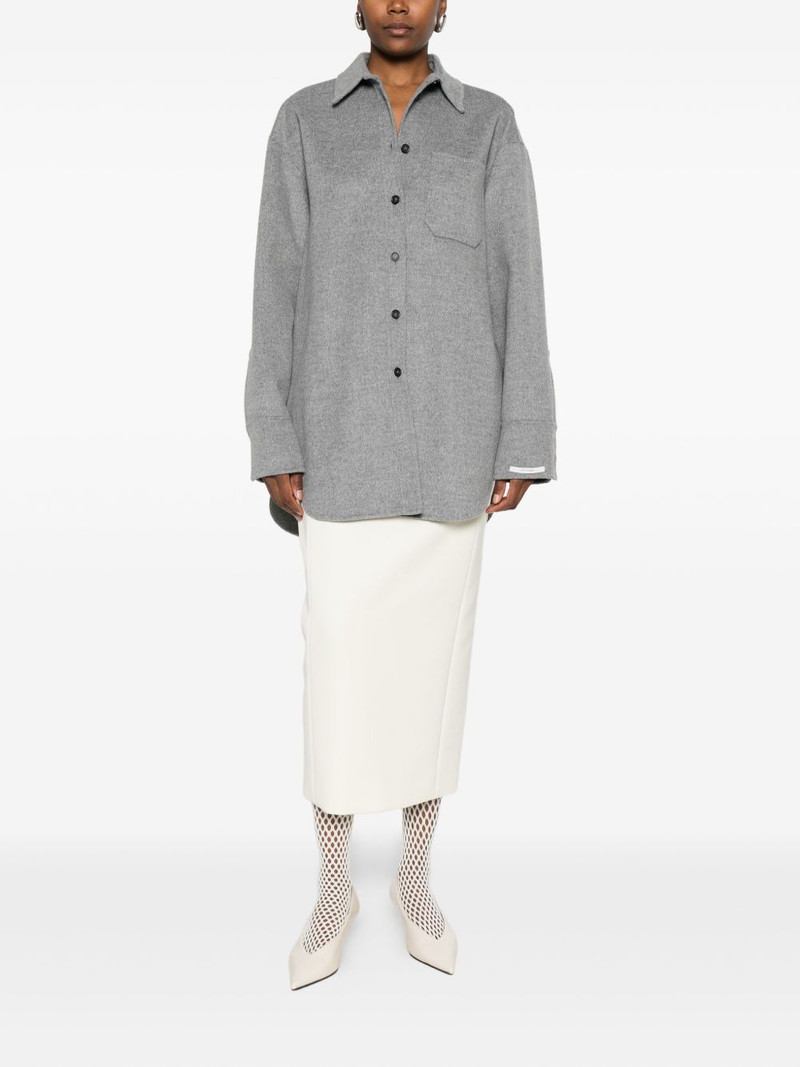Sportmax wool shirt jacket outlook