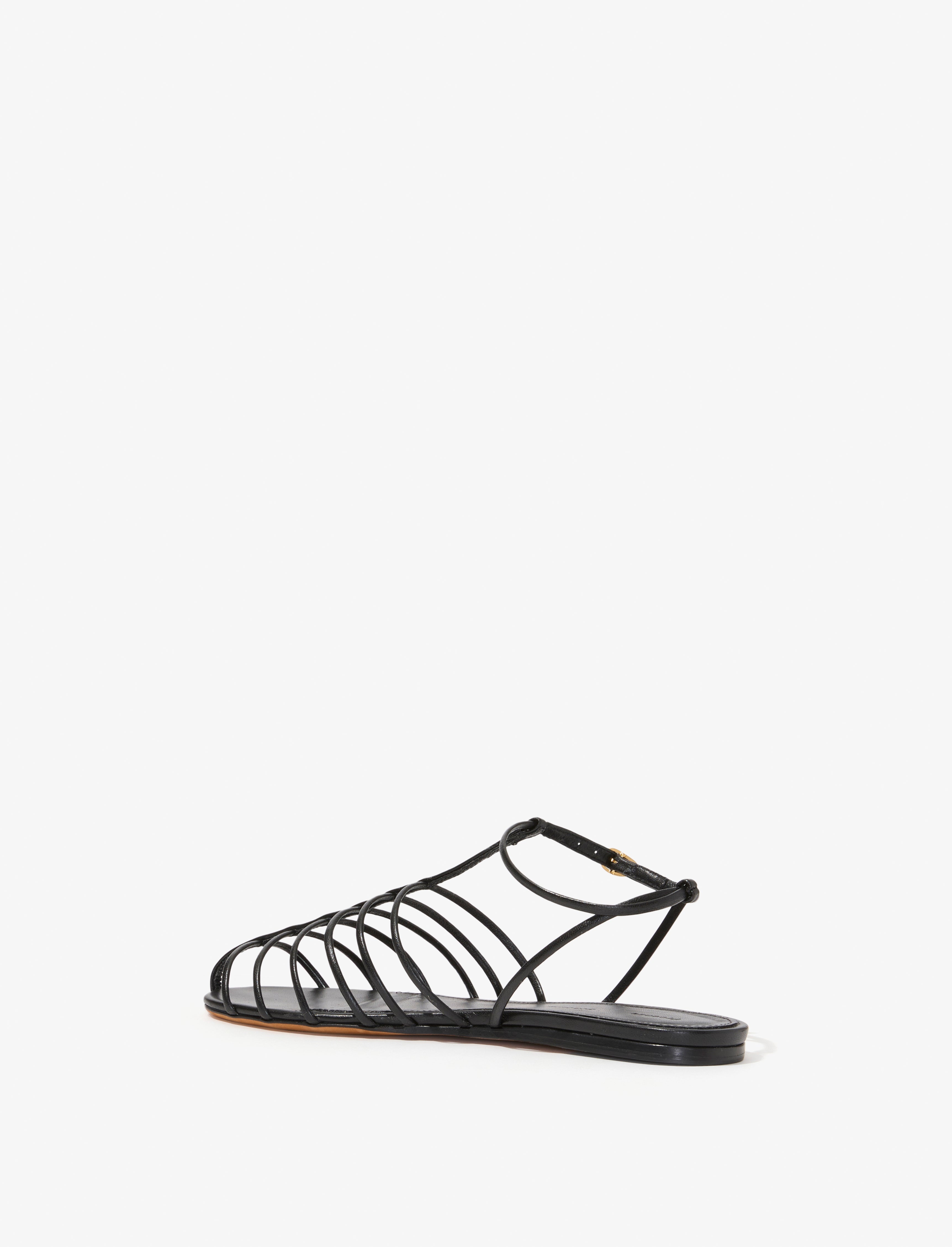 Tee Cage Flat Sandals - 3