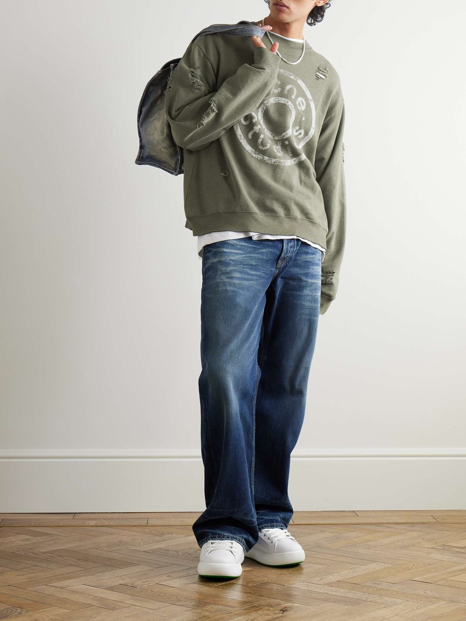 LOEWE セール★ OVERSIZED FIT TSHIRT Oversized fit long sleeve T-shirt in cotton White - LOEWE