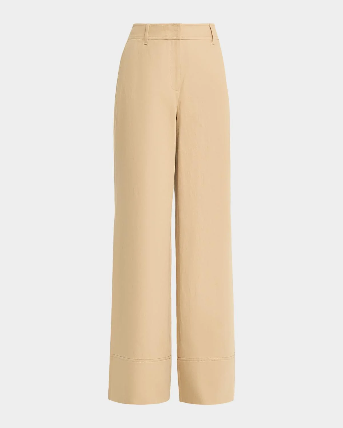 Charles Wide-Leg Twill Pants - 1