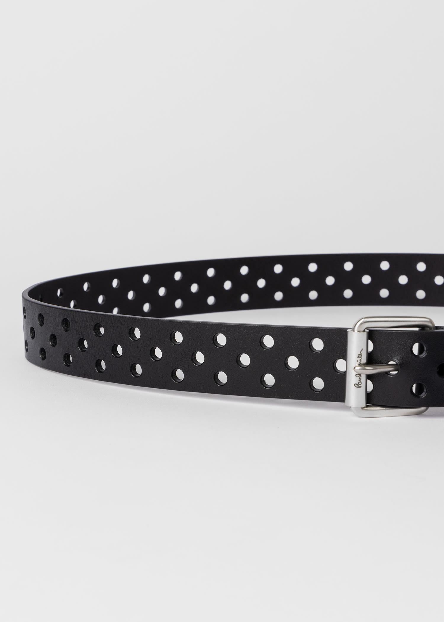 Perforated Leather Belt - 3