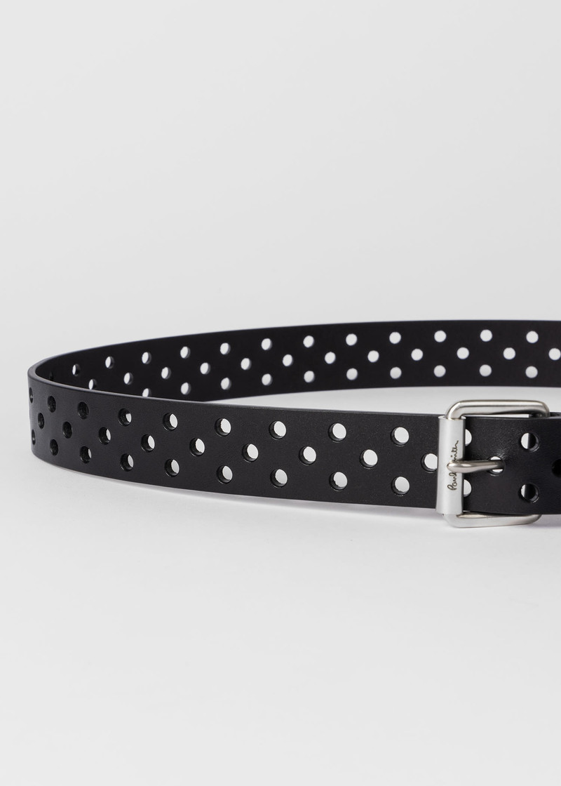 Perforated Leather Belt 3