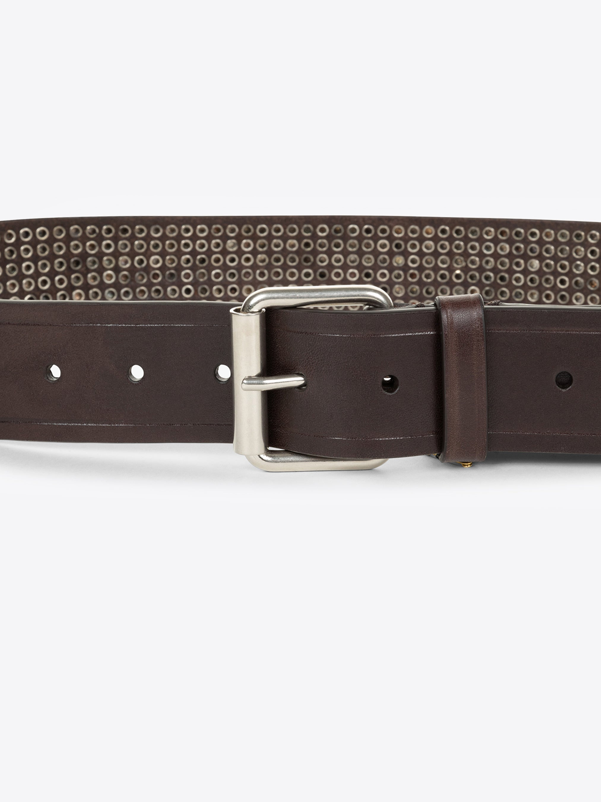 STUDDED LEATHER BELT - 3
