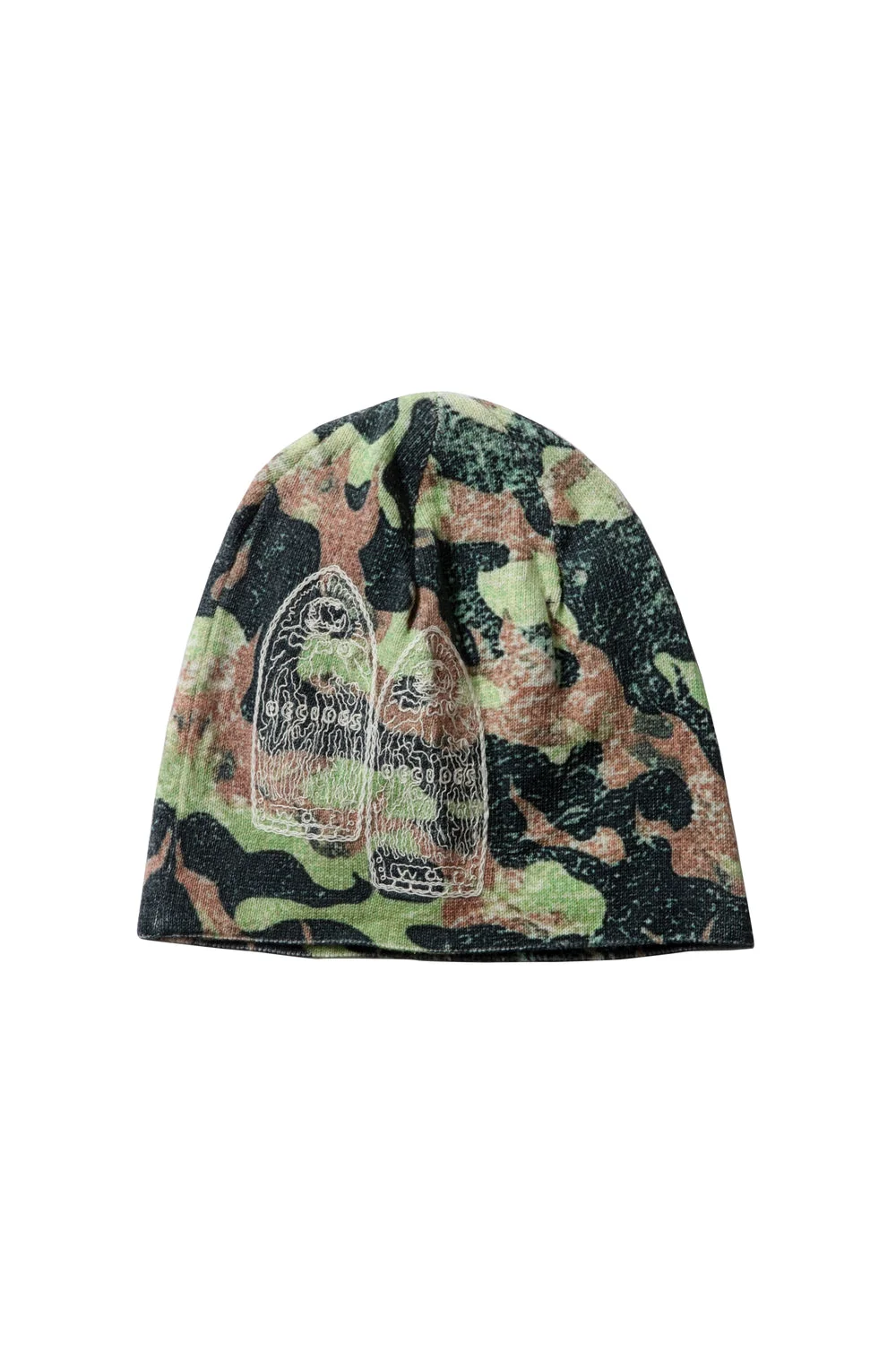 FLAME CAMO KNIT HAT - 1