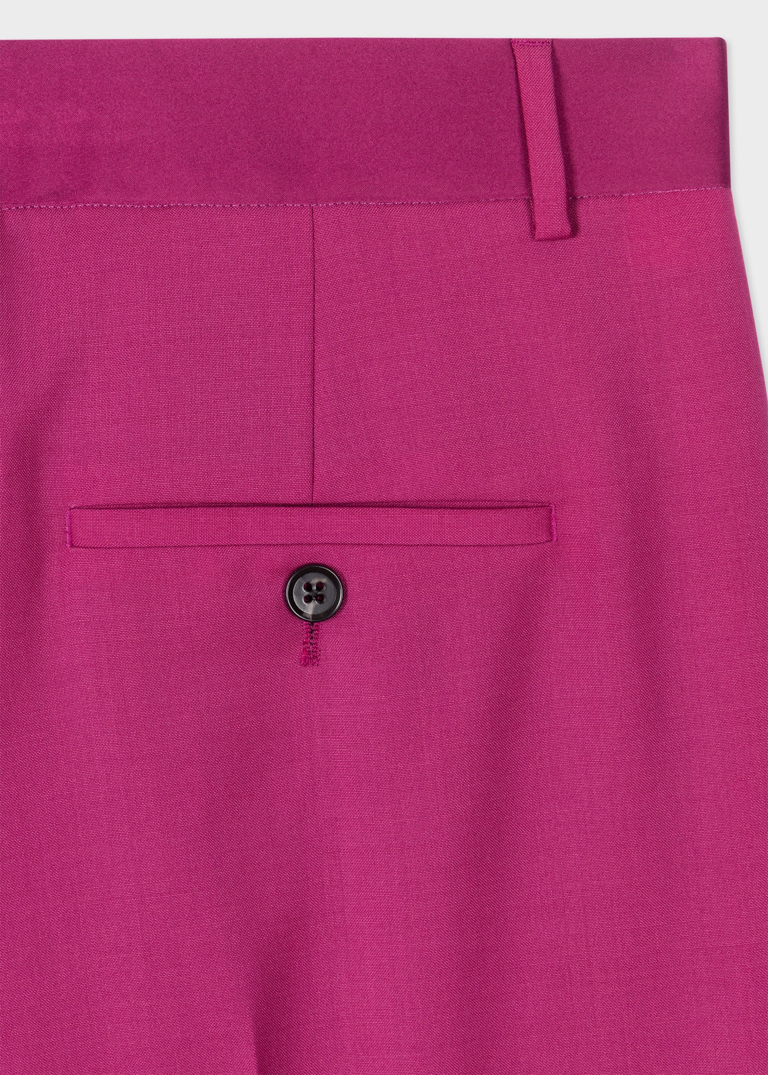 Magenta Wool-Mohair Double Breasted Suit - 6