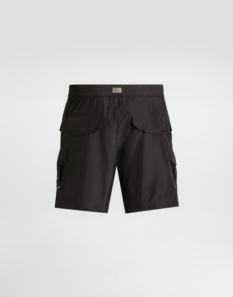 Dolce & Gabbana Mid-length swim trunks with tag outlook