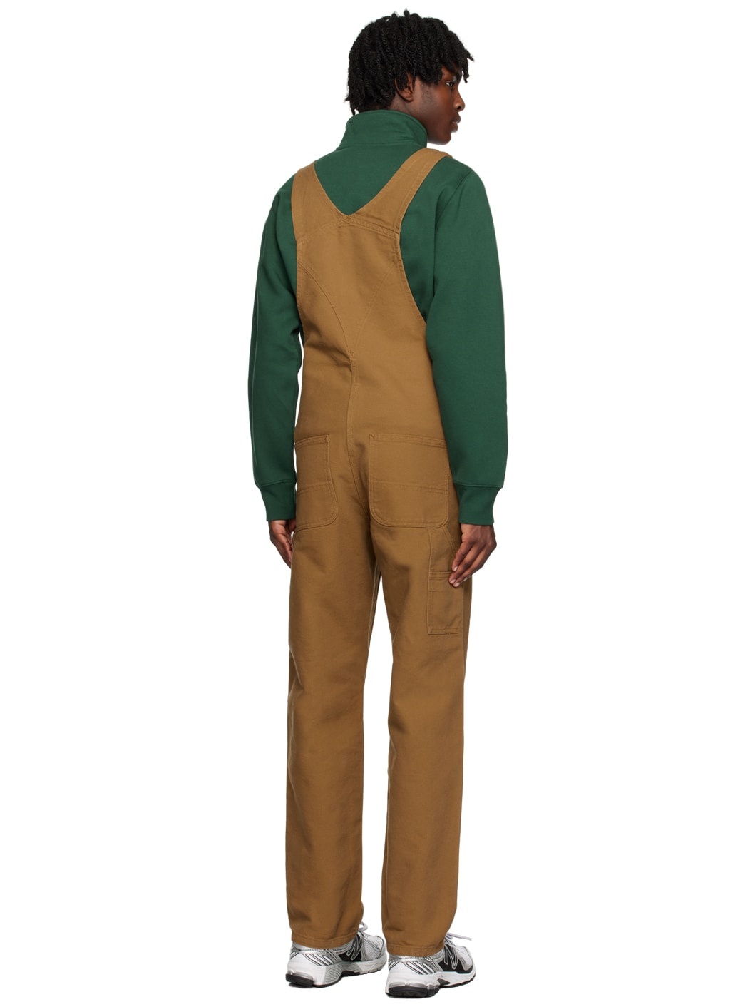 Brown Bib Overalls - 3