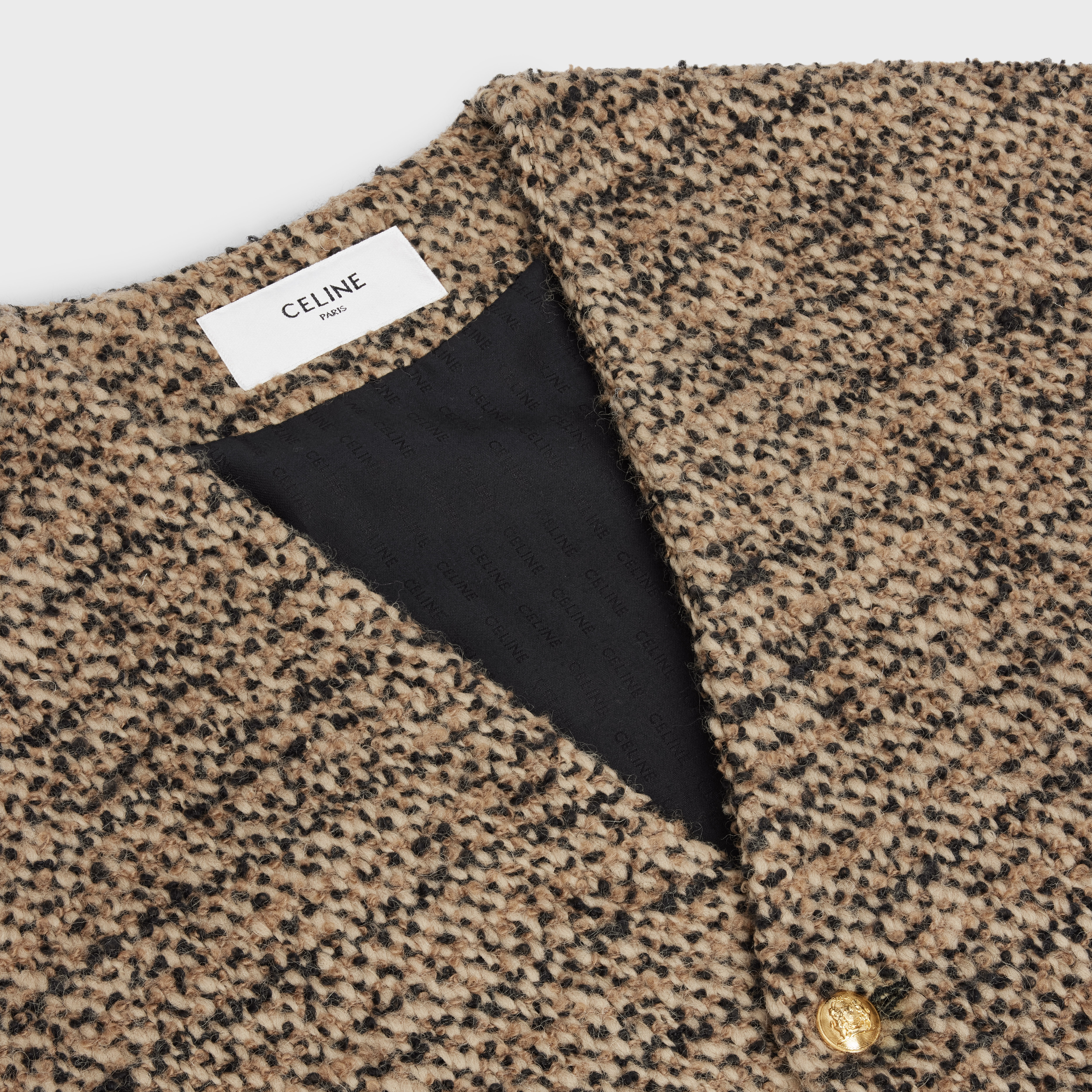 OVERSIZED CARDIGAN IN TWEED - 3