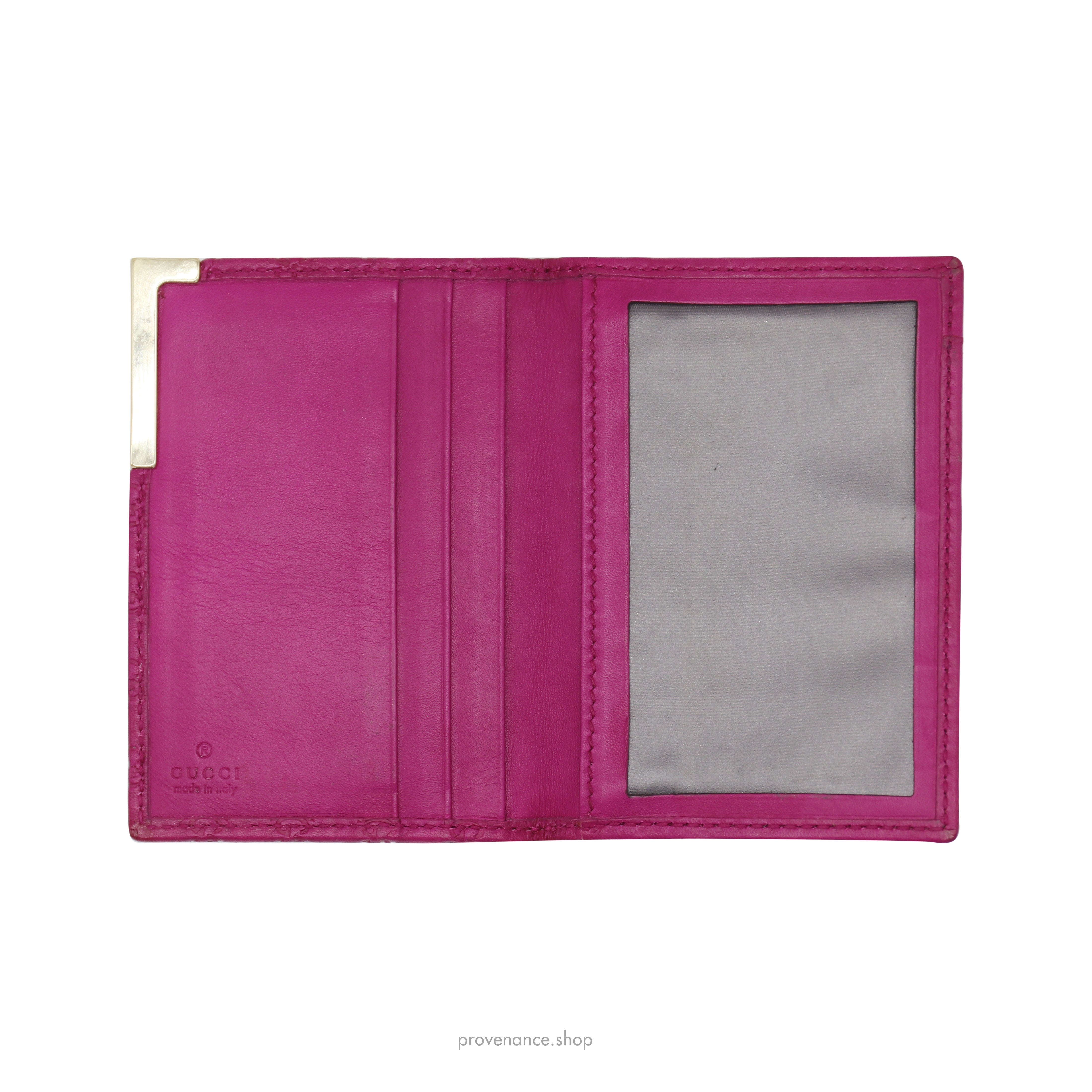 Gucci Pocket Organizer Wallet - Fuchsia MicroGuccissima - 5