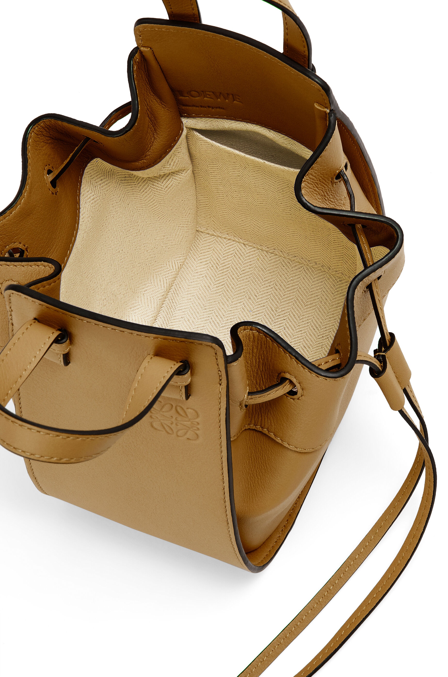Mini Hammock drawstring in classic calfskin - 7