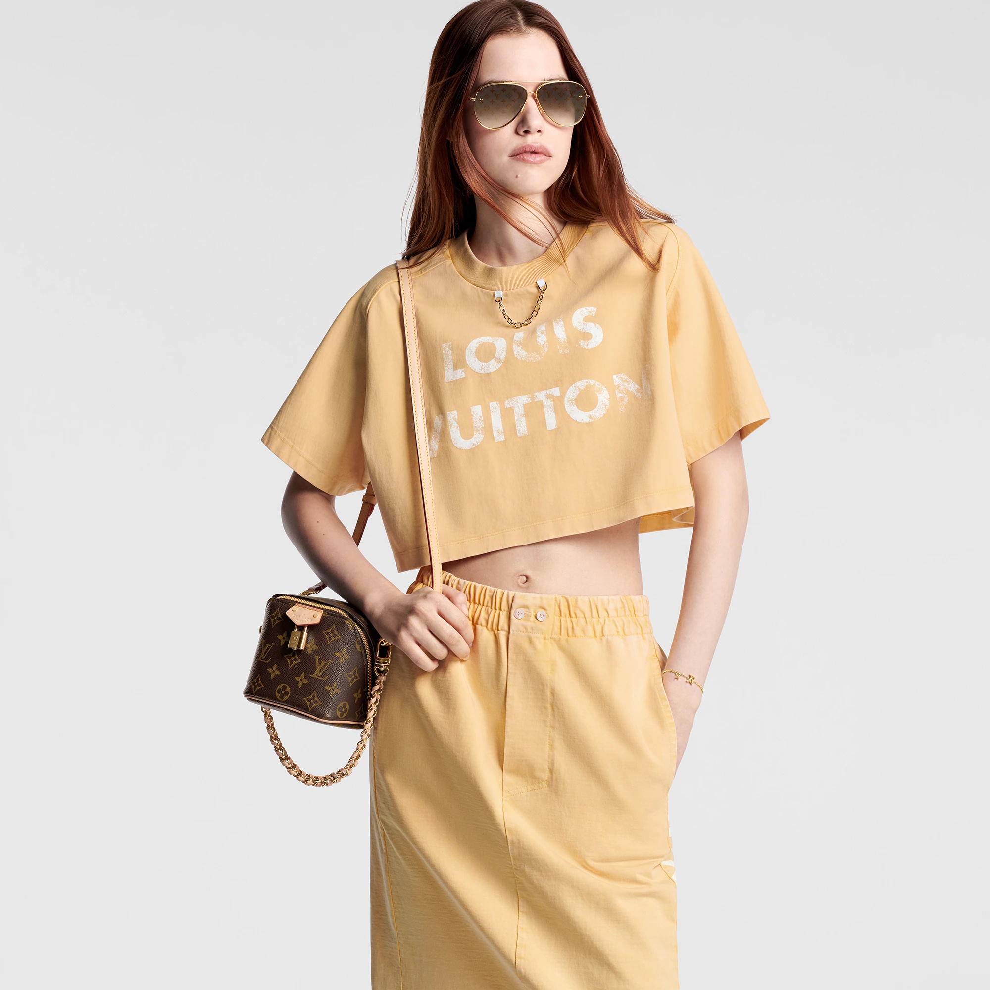 Vintage-Effect Louis Vuitton Skirt - 5