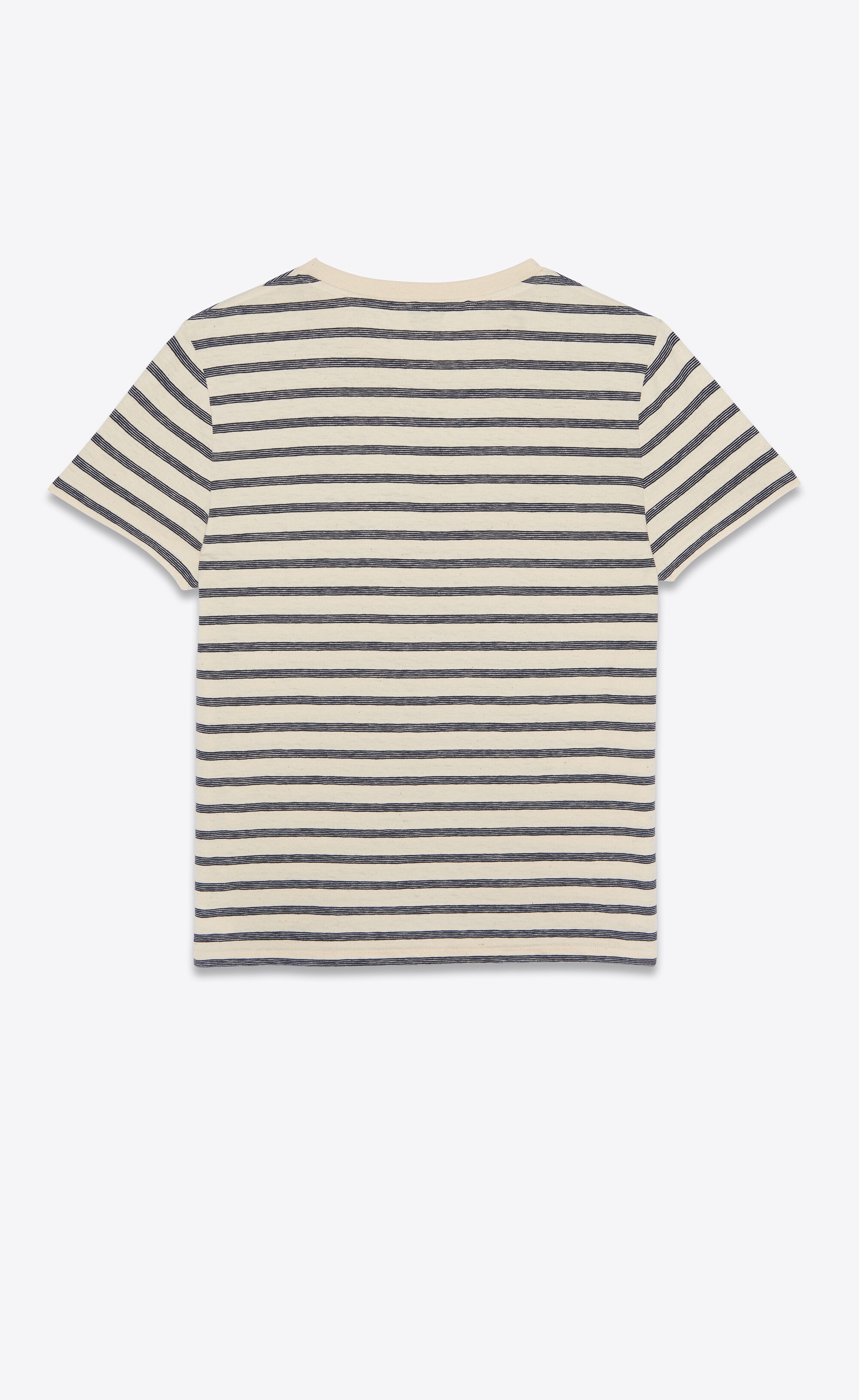 striped monogram t-shirt in jersey - 2