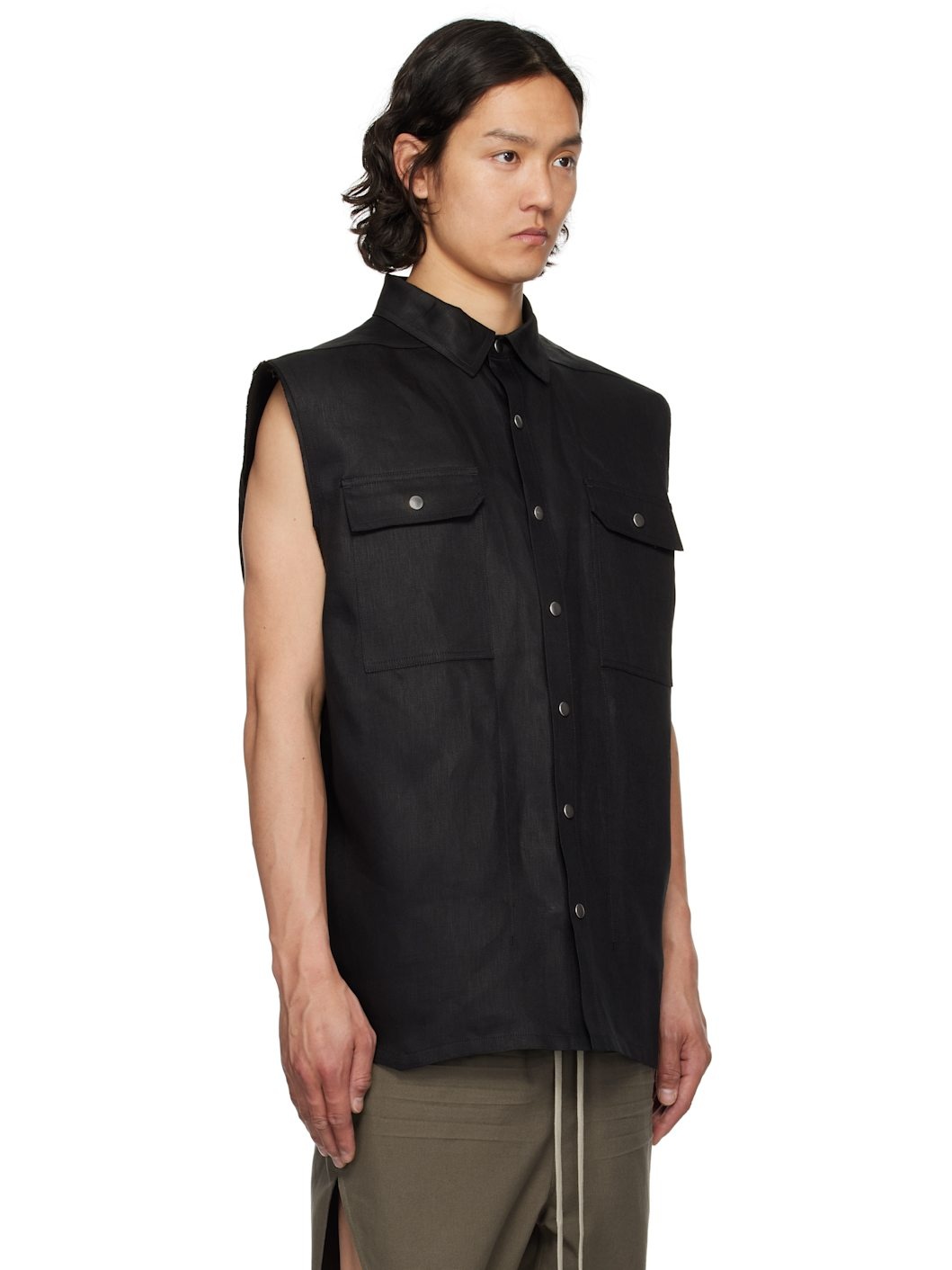 Black Hollywood Jumbo SL Overshirt - 2