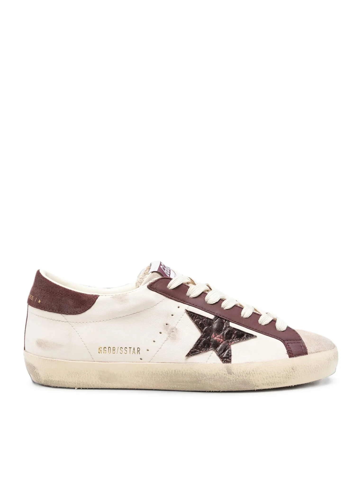SUPERSTAR SNEAKERS IN NAPPA WITH CROCO STAR - 1