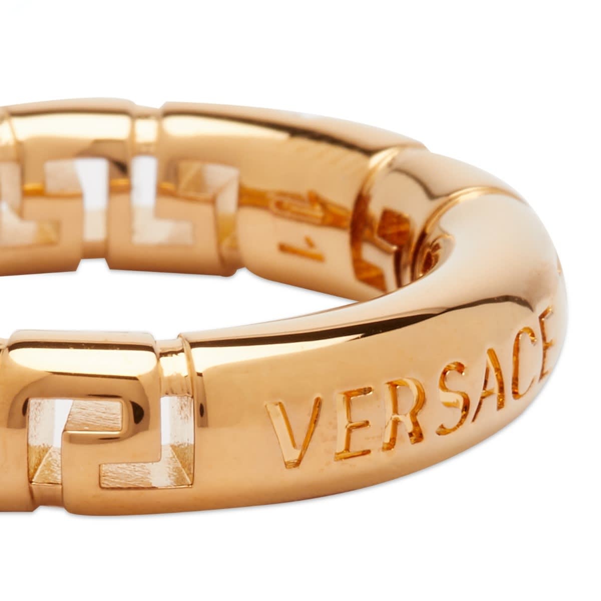 Versace Greek Key Ring - 4