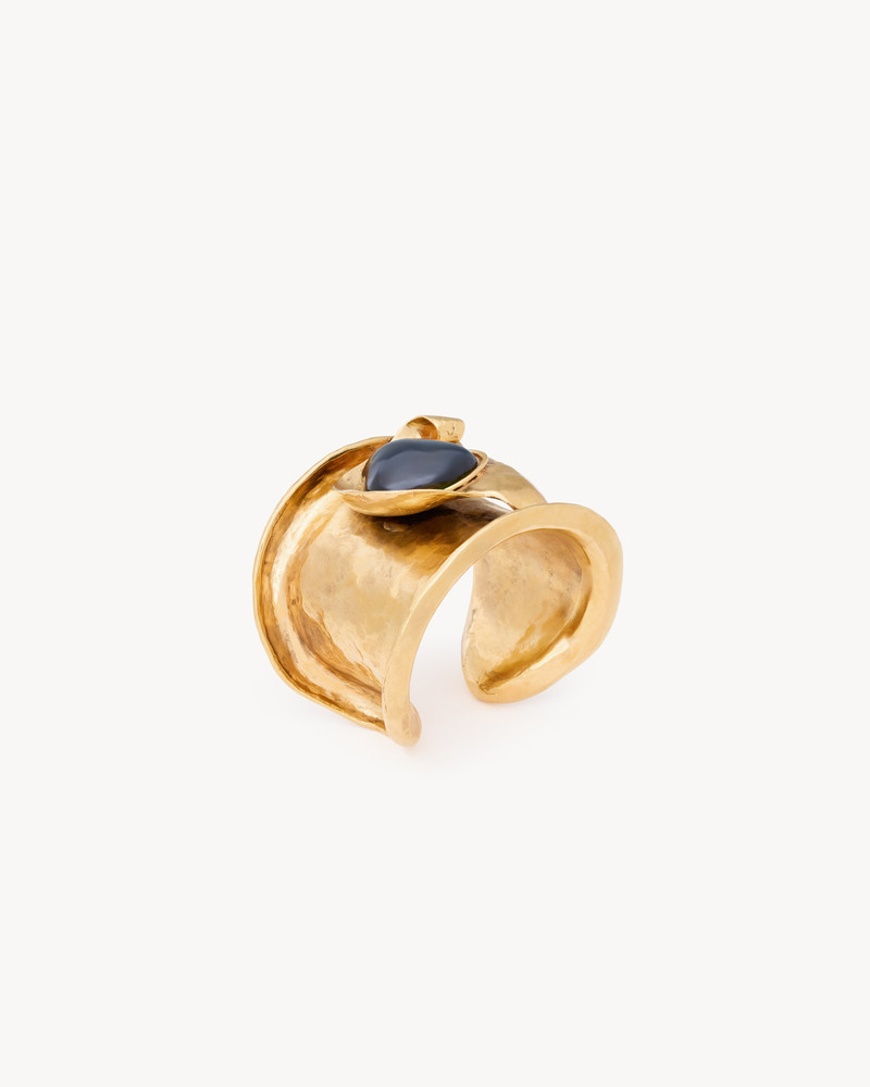 PETAL CUFF IN RESIN AND METAL 1