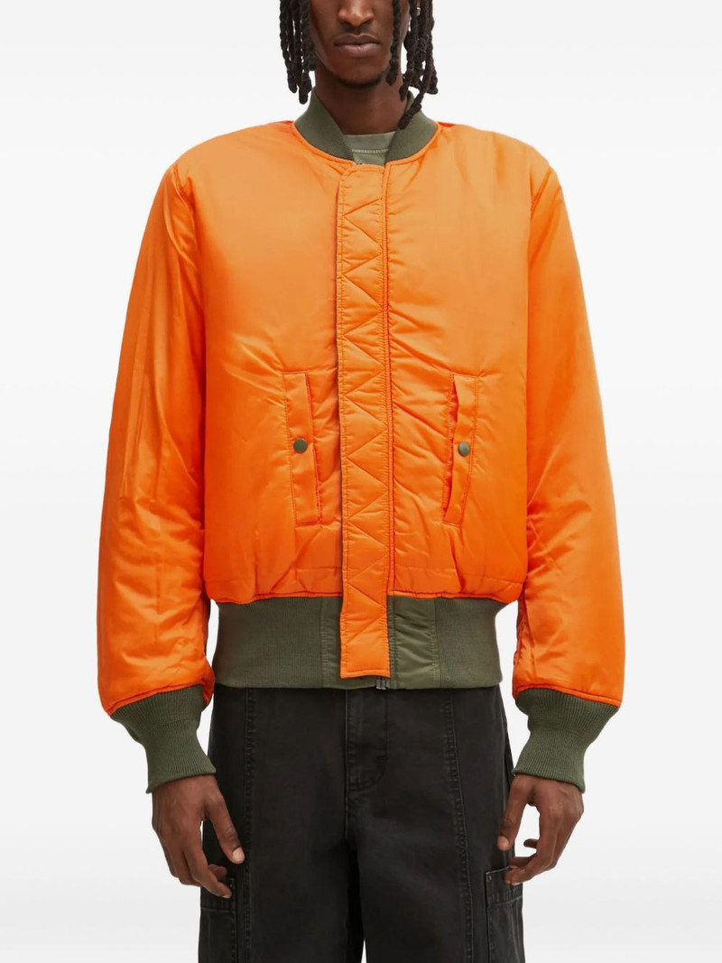 zip-fastening bomber jacket 4