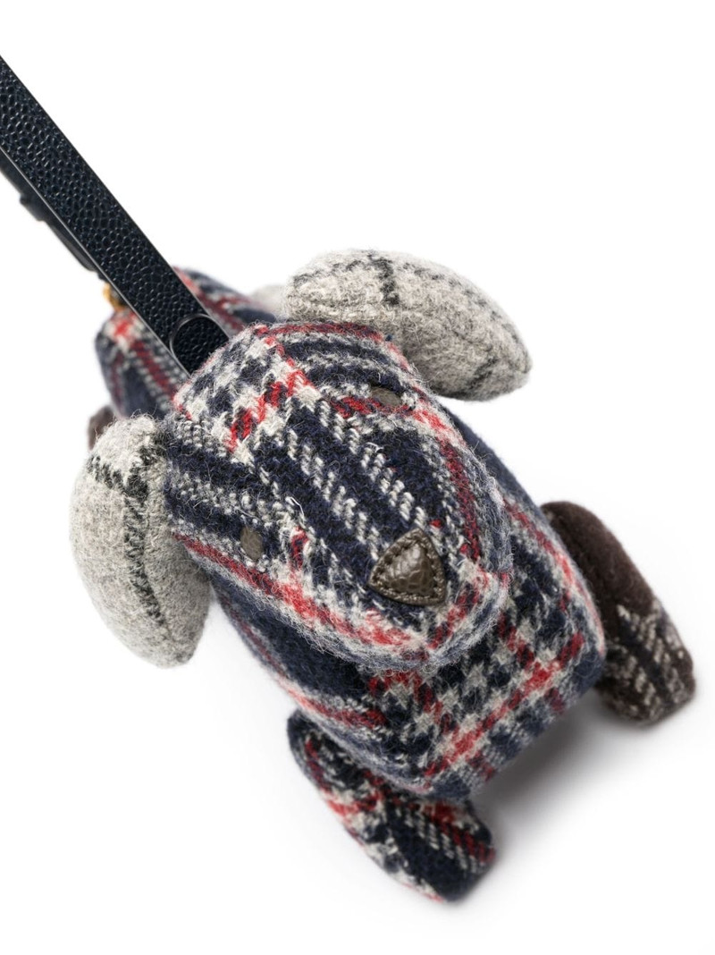 Hector plaid-check wool shoulder bag 4