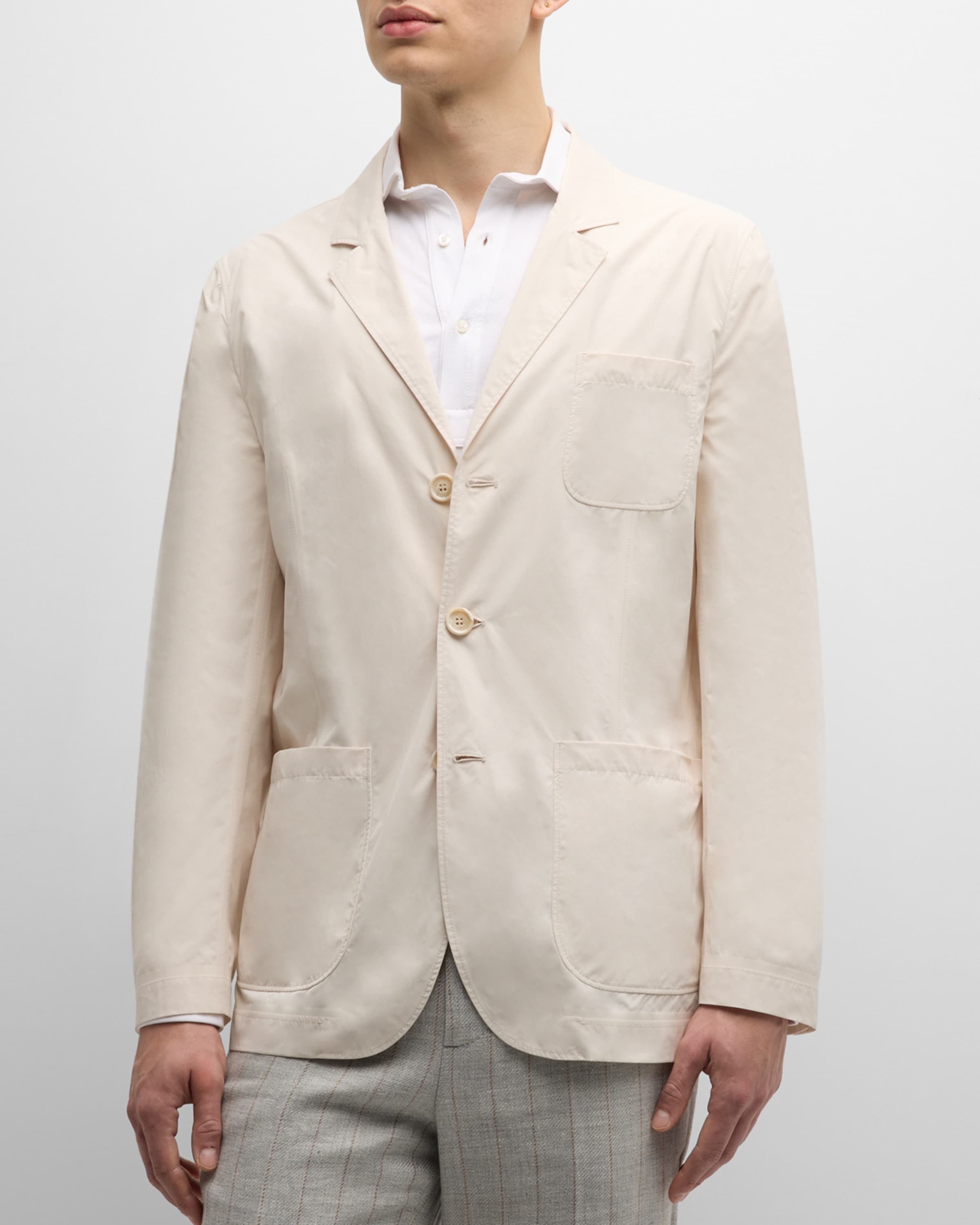 Men's 3-Pocket Single-Breasted Blazer - 1