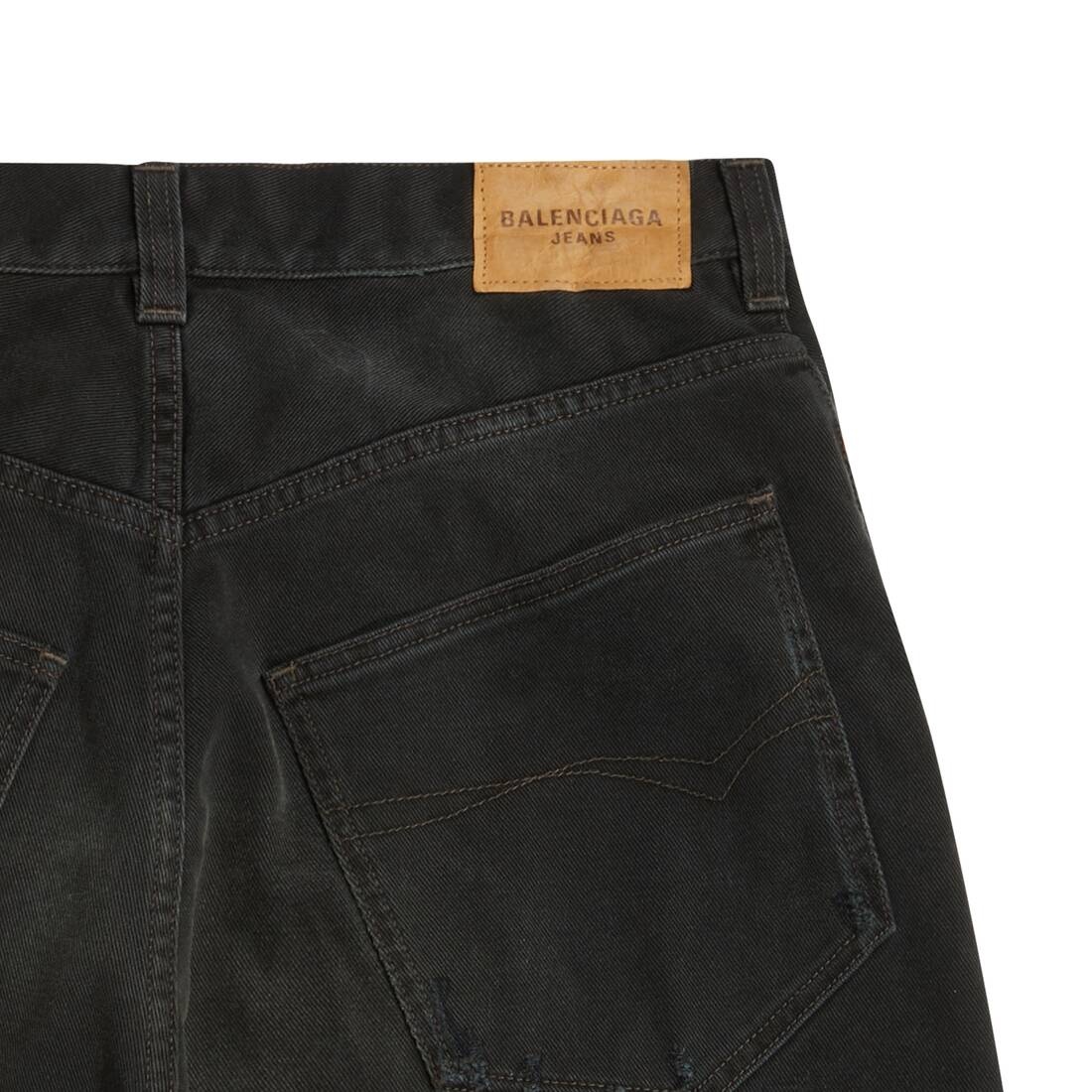 Men's Large Baggy Jeans in Black - 10