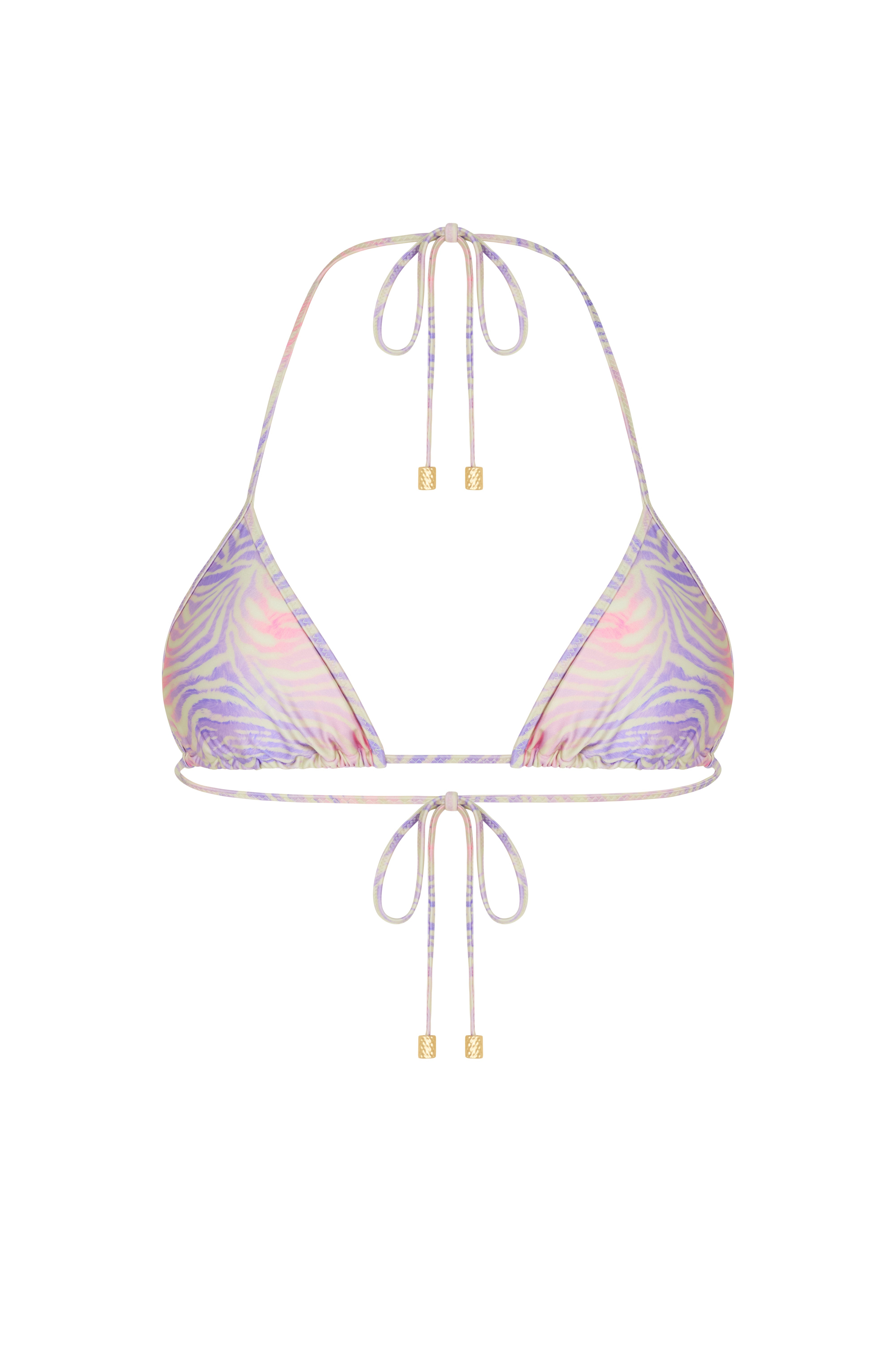 LOTTA Zebra Haze - Triangle Bikini Top - 2