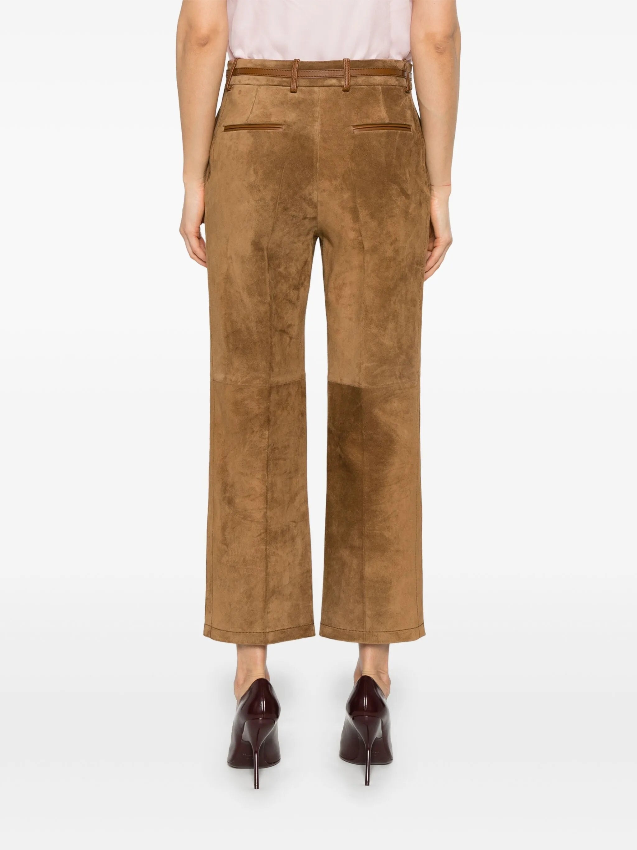 Horsebit-detail Trousers - 4