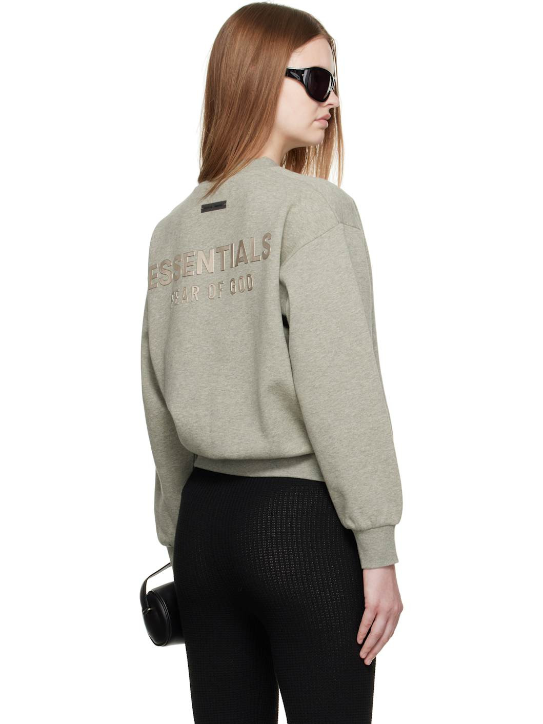 Gray Classic Fit Crewneck Sweatshirt - 3