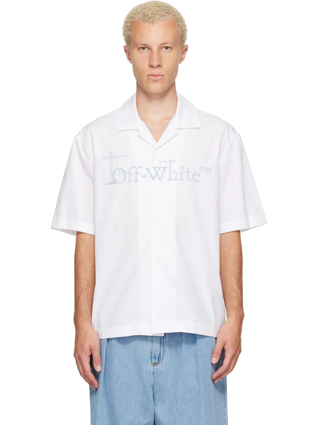 White City Nature Poplin Bowling Shirt - 1