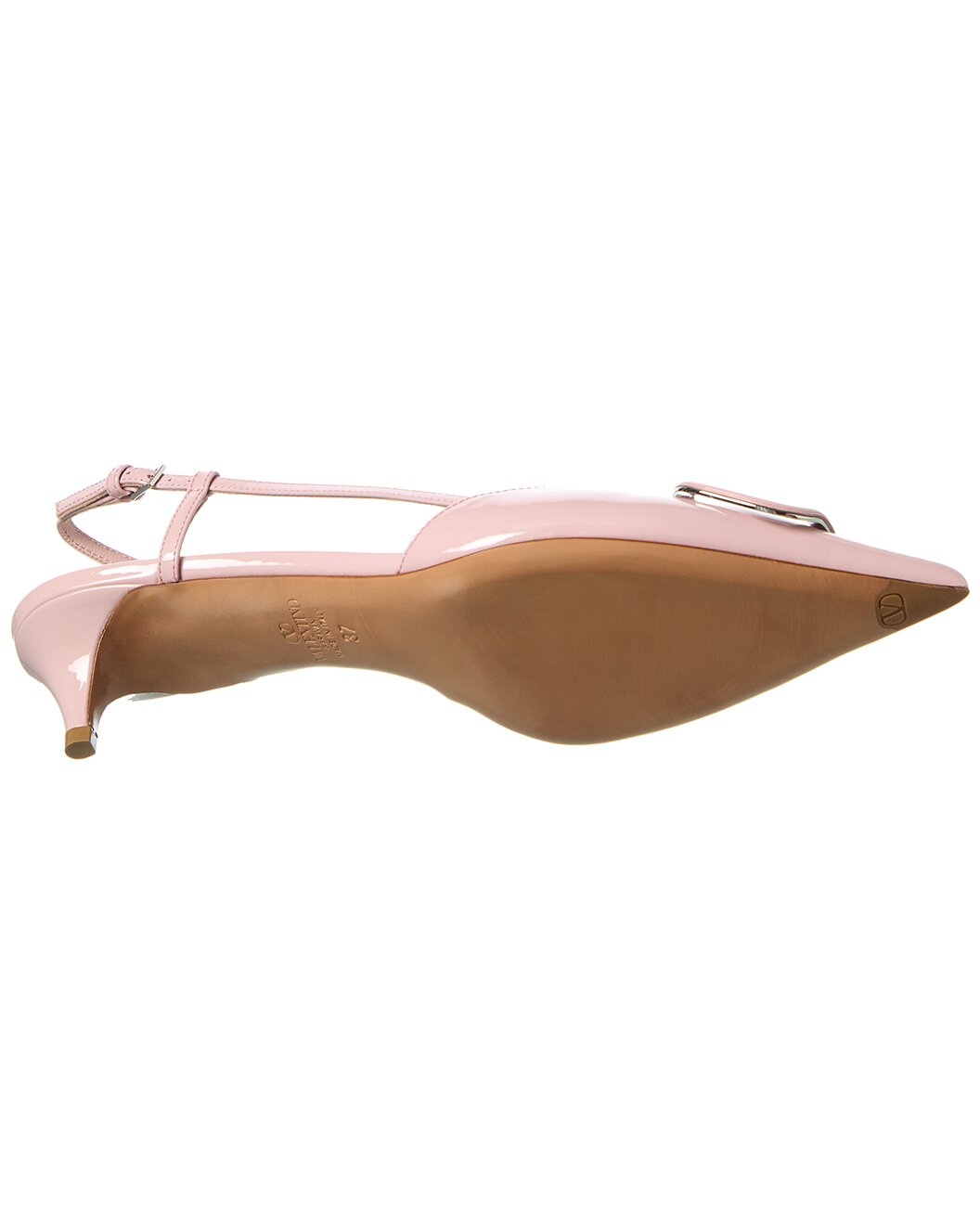 Valentino VLogo 40 Patent Slingback Pump - 4