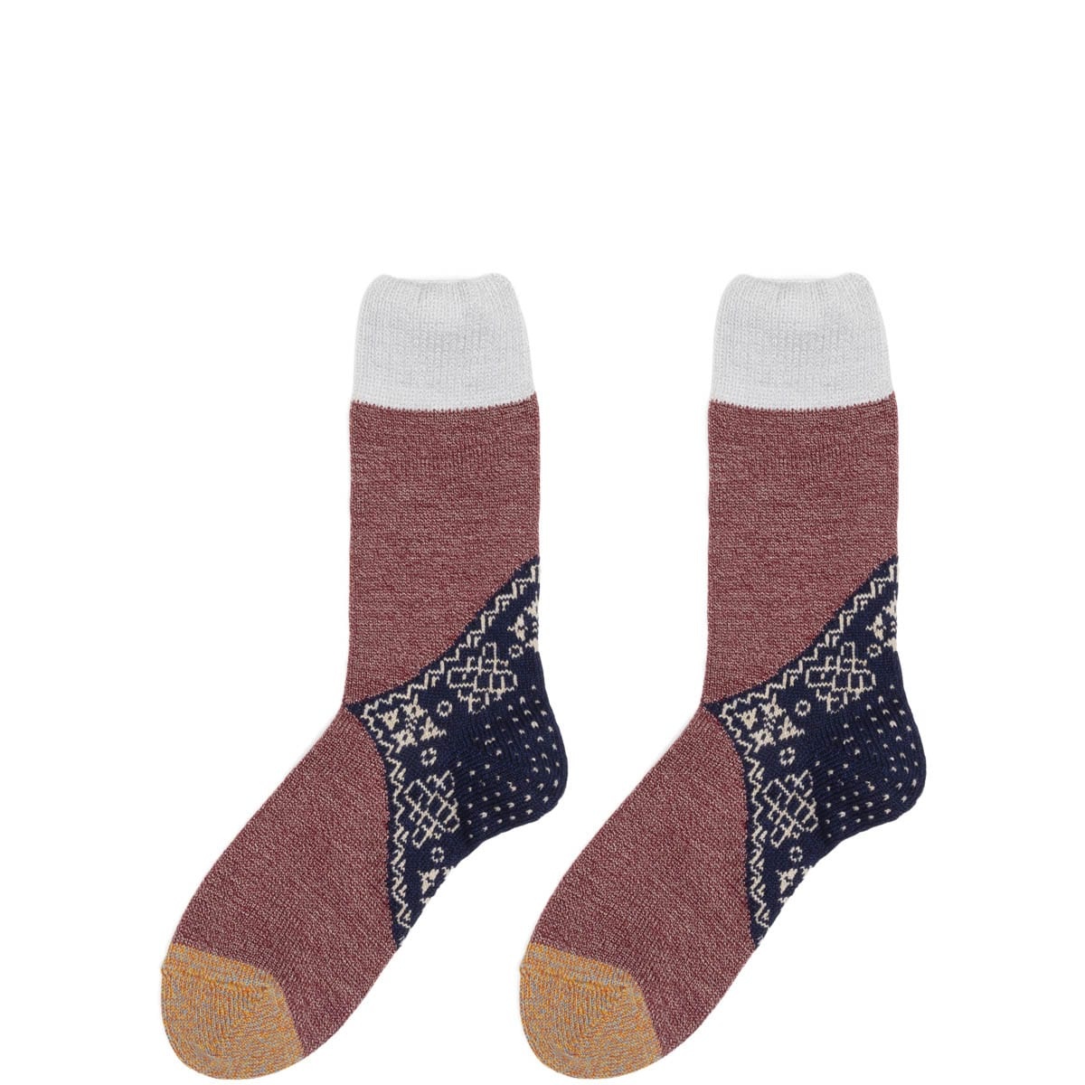 96 YARNS WOOL HEEL BANDANA SOCKS - 2