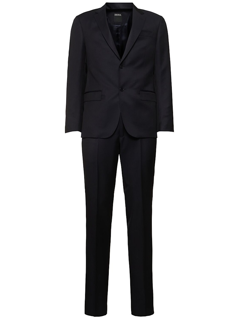 Wool & mohair regular fit suit - 1