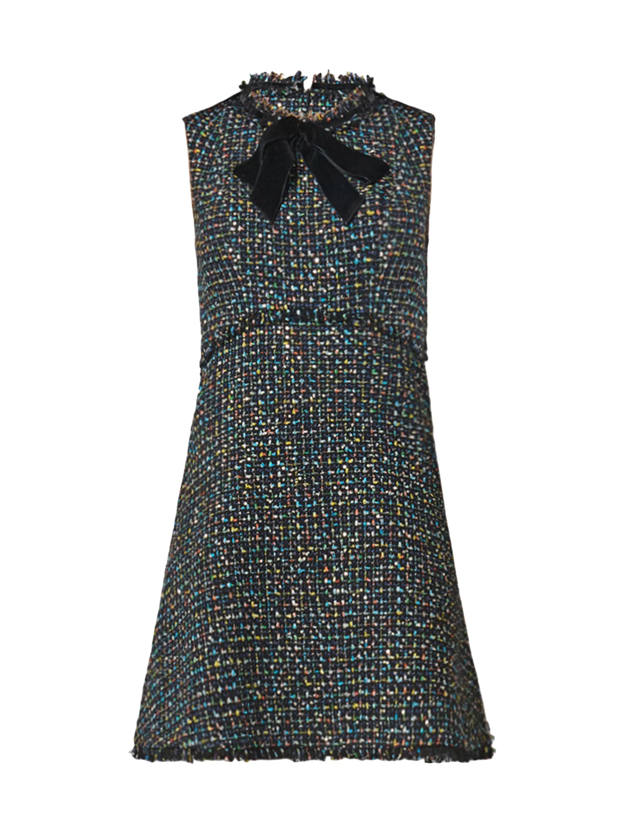 Women's Alicia Tweed Minidress - Jet Multi - 1
