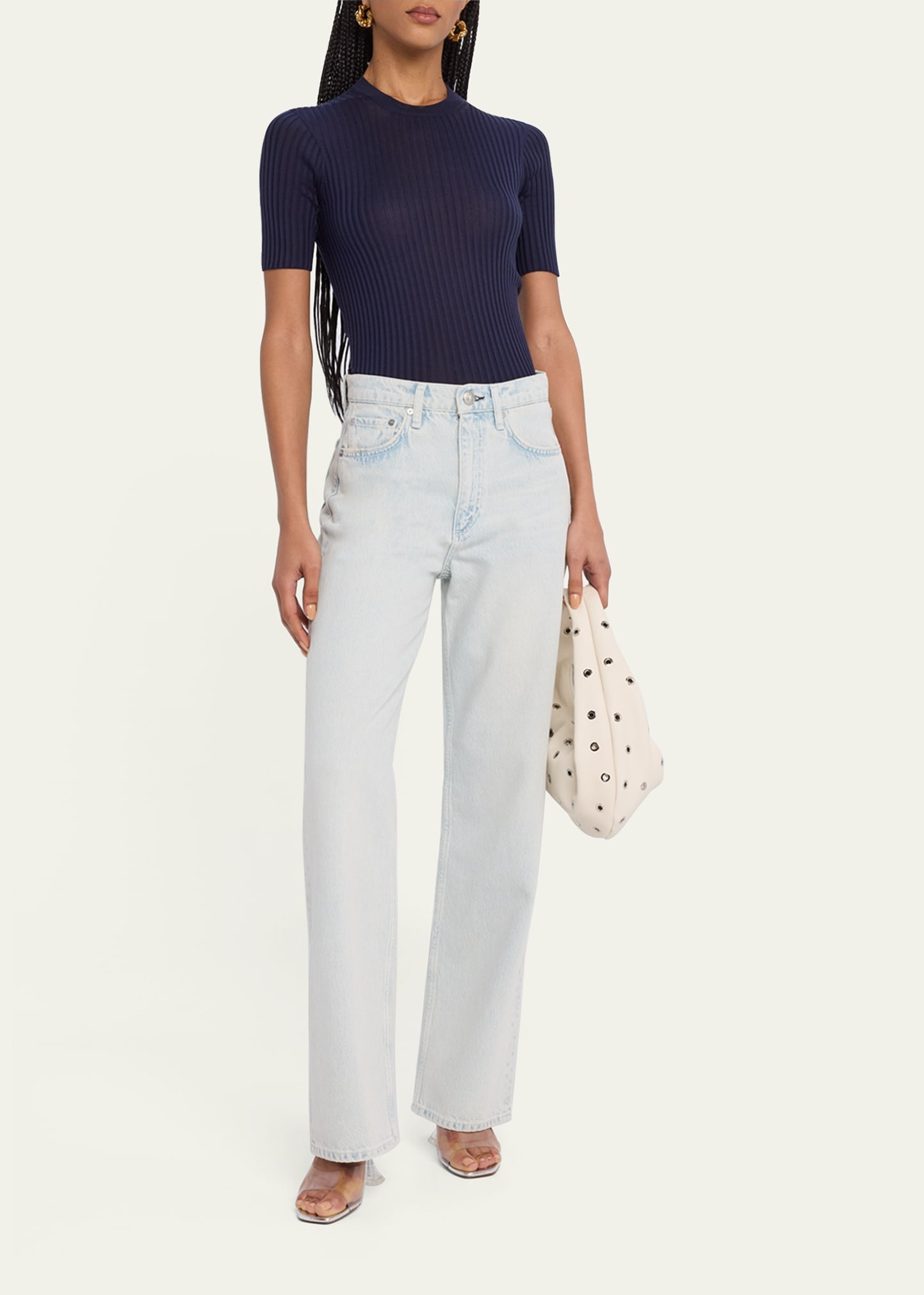 Shea High-Rise Straight-Leg Jeans - 2