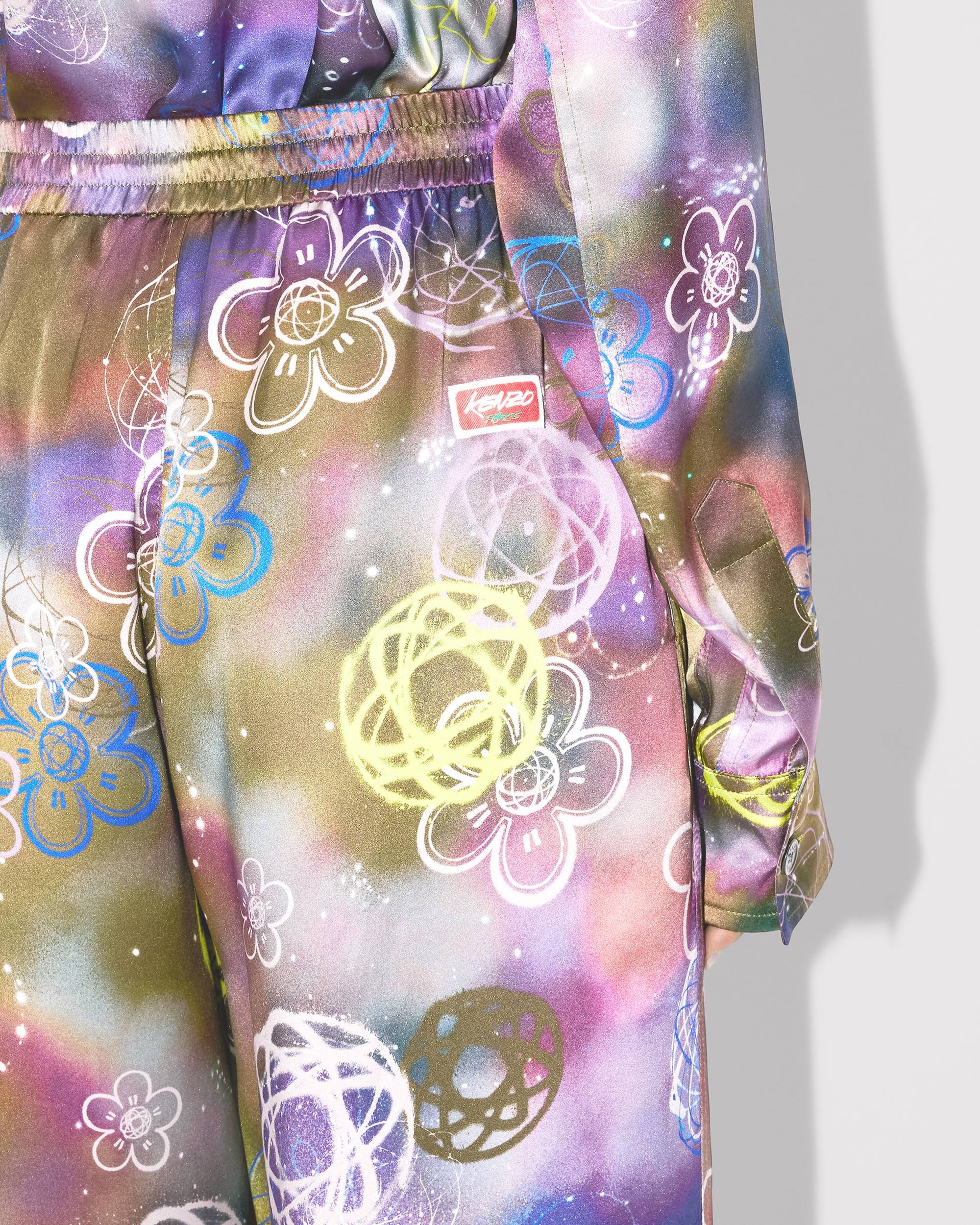 'Kenzo x Futura 2000' pants in silk - 7